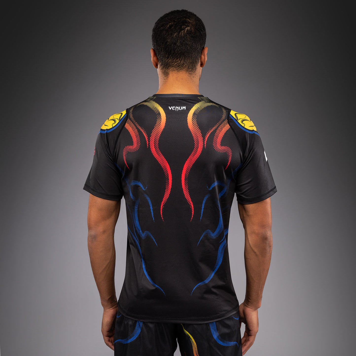 Venum x TEKKEN 8 Dry-Tech T‑Shirt Yoshimitsu - Schwarz/Orange