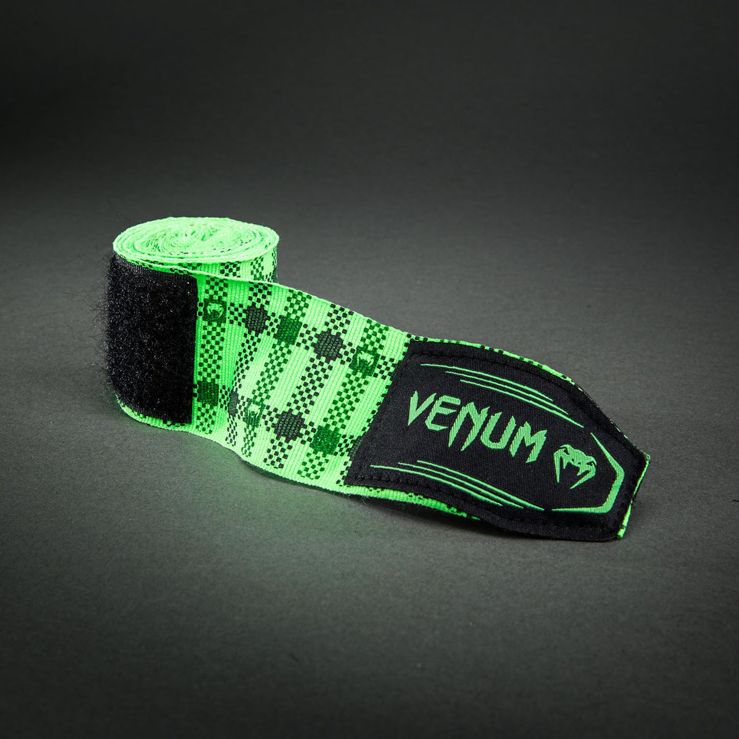 Venum Kontact Evo Tartan Boxing Bandagen - Neon Grün
