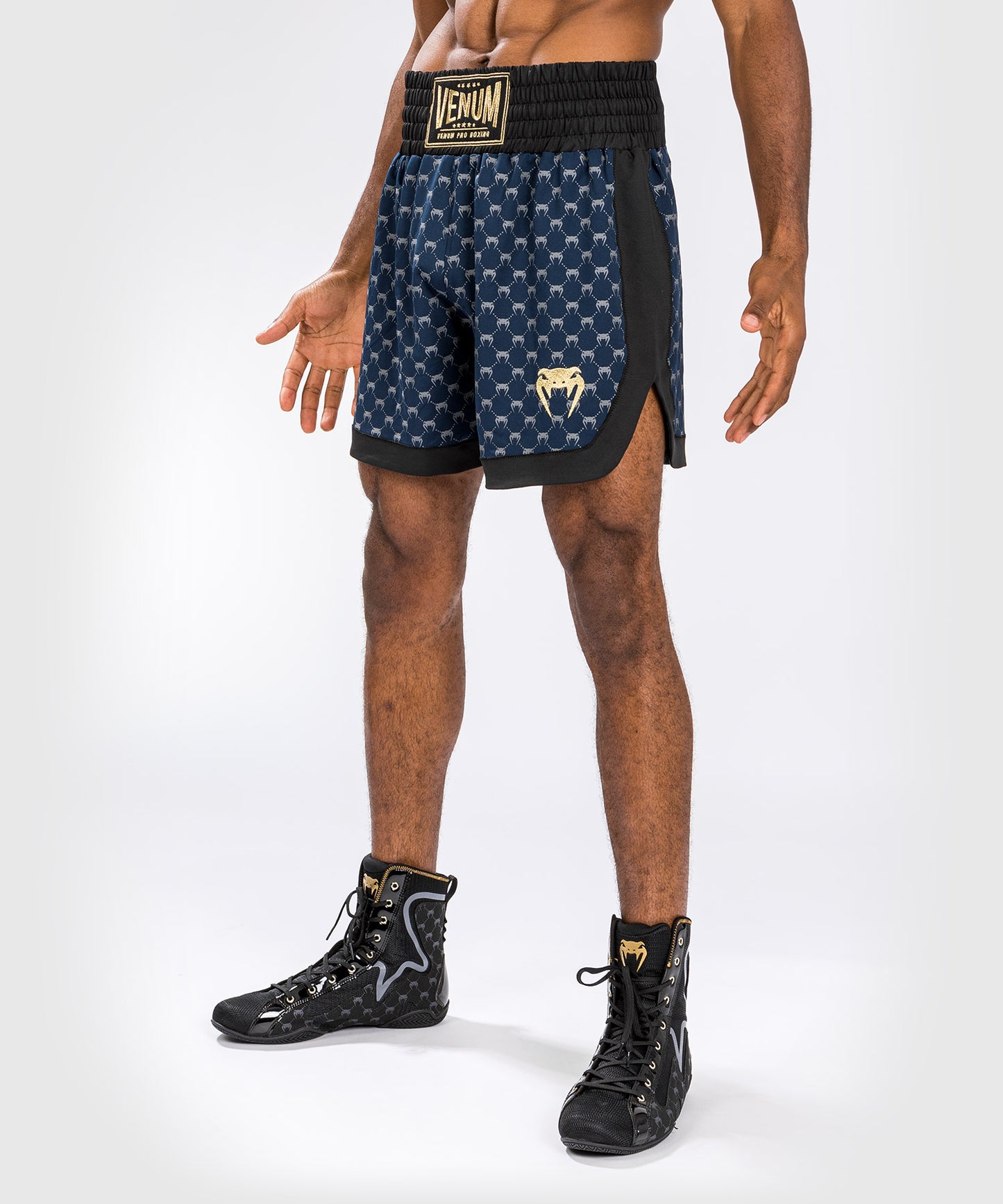 Venum Monogram Boxershorts - Schwarz/Marineblau