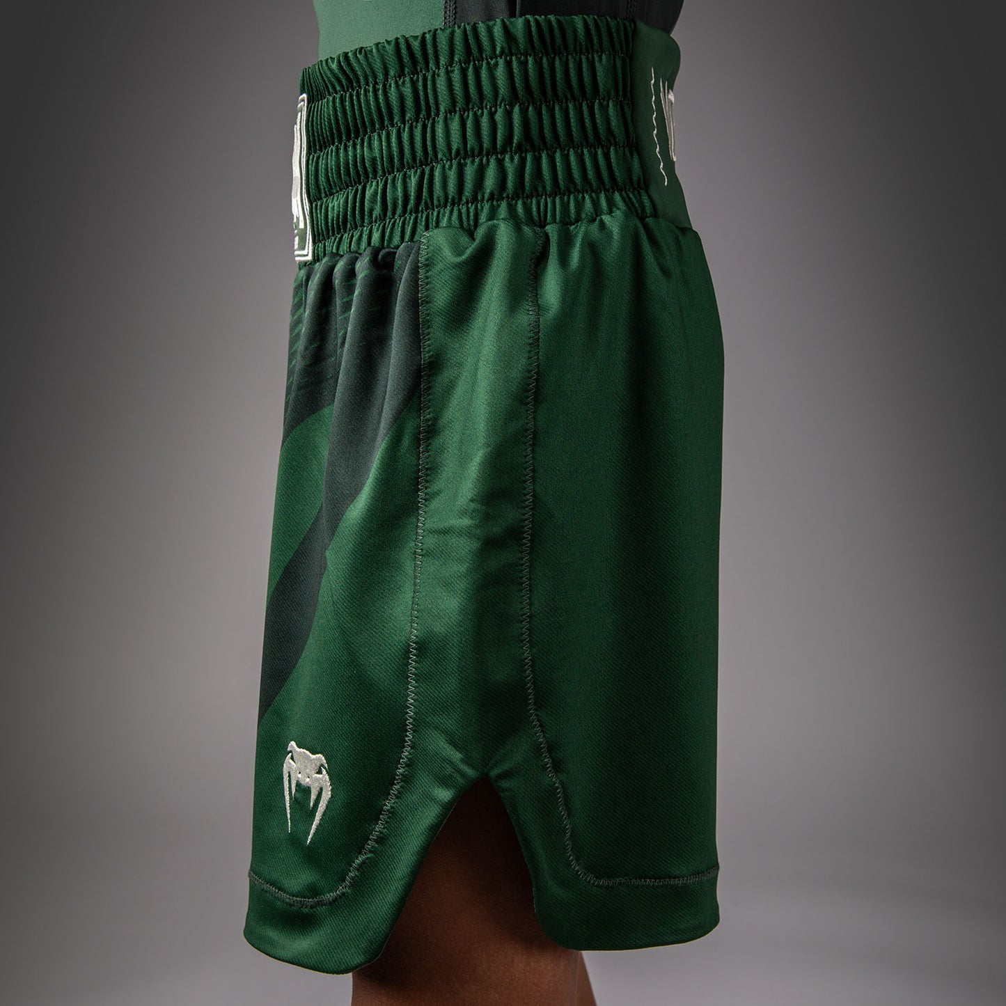 Venum Attack Kids Boxshorts - Waldgrün/Off-White