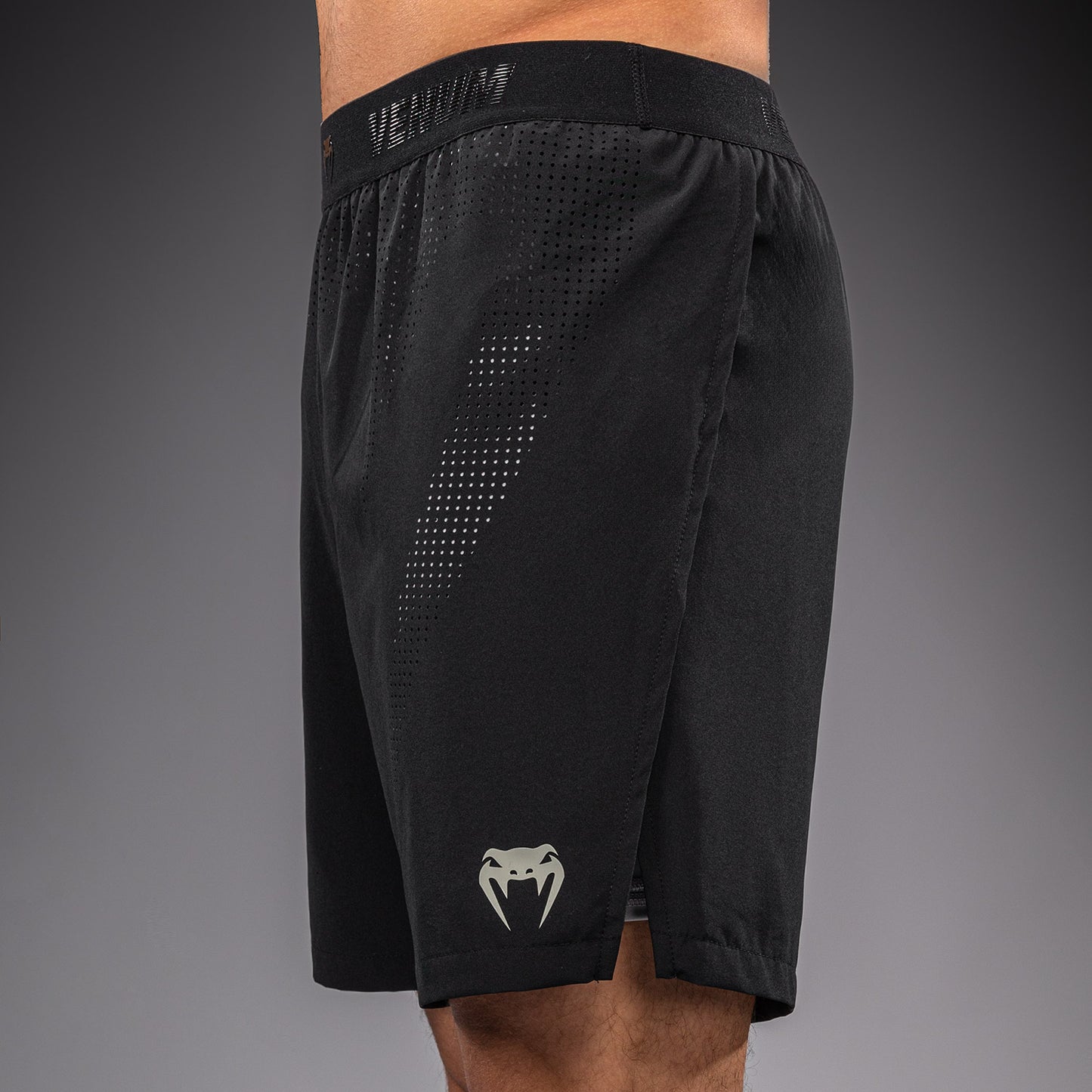Venum Lazer Hybrid-Trainingsshorts – Schwarz/Grau