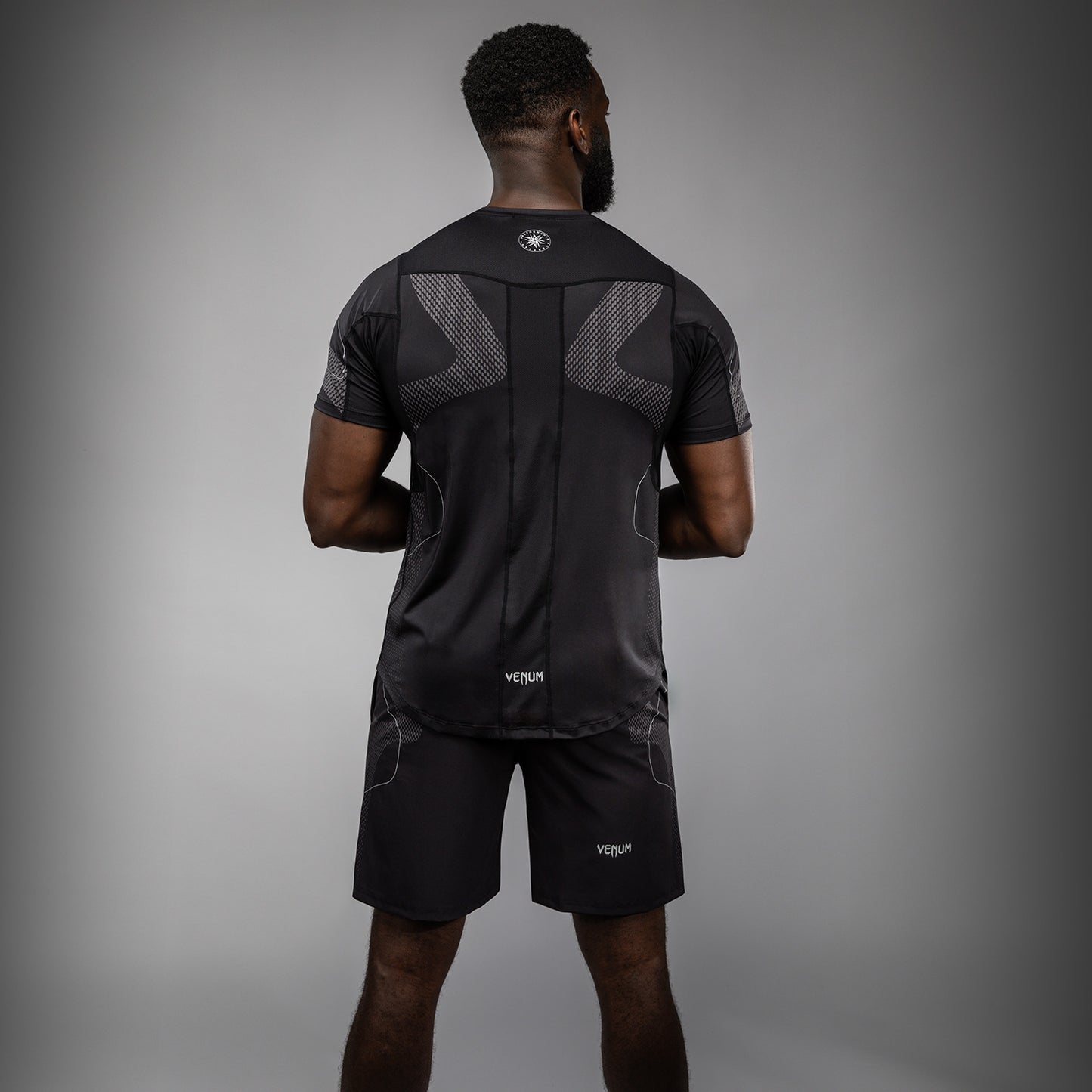 Venum Nexus Dry-Tech T-Shirt – Schwarz/Silber
