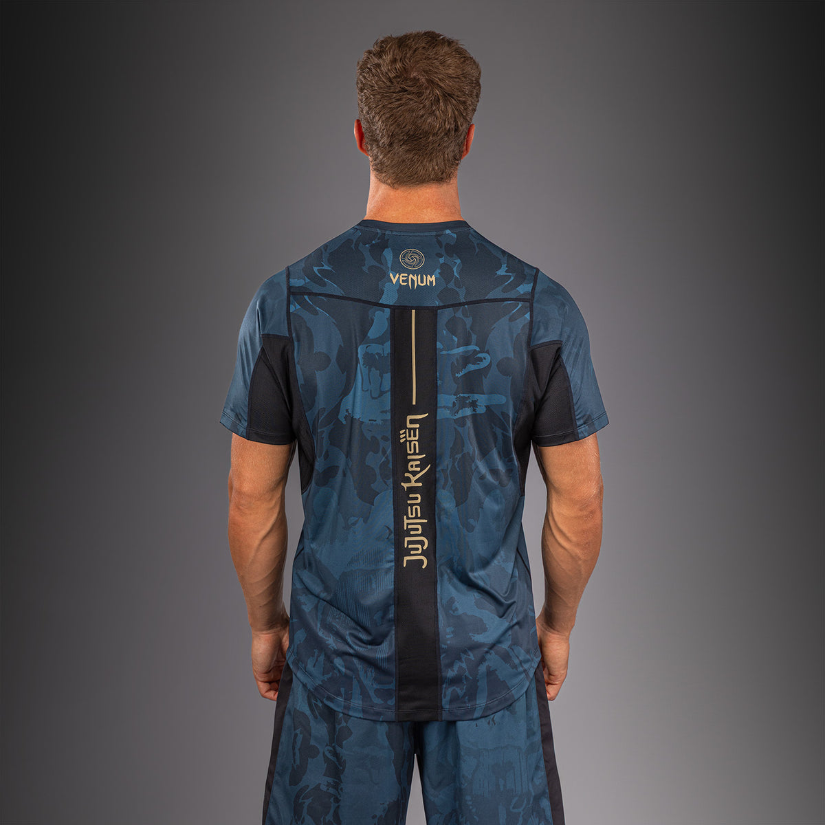 Jujutsu Kaisen x Venum Fushiguro Dry-Tech-T-Shirt – Ozeanblau