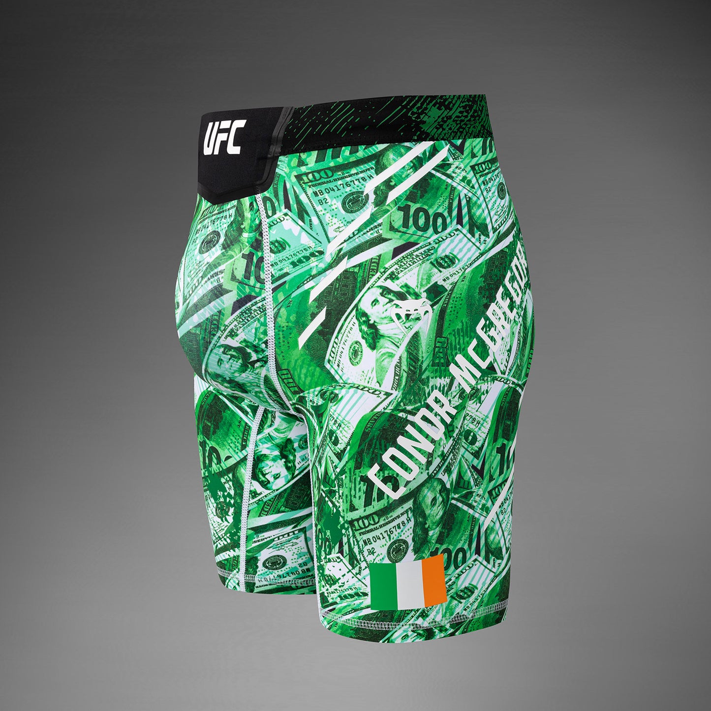UFC Unrivaled by Venum Conor McGregor Kompressionsshorts für Herren  – Grün