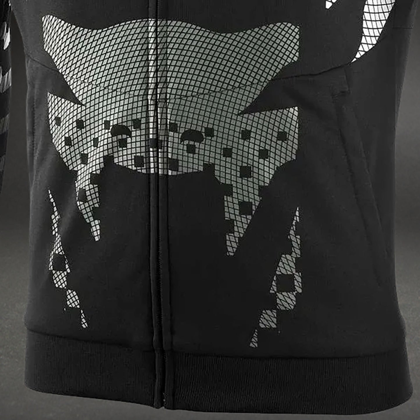 Venum x Ixon Touch-R Motorradjacke – Schwarz/Weiß