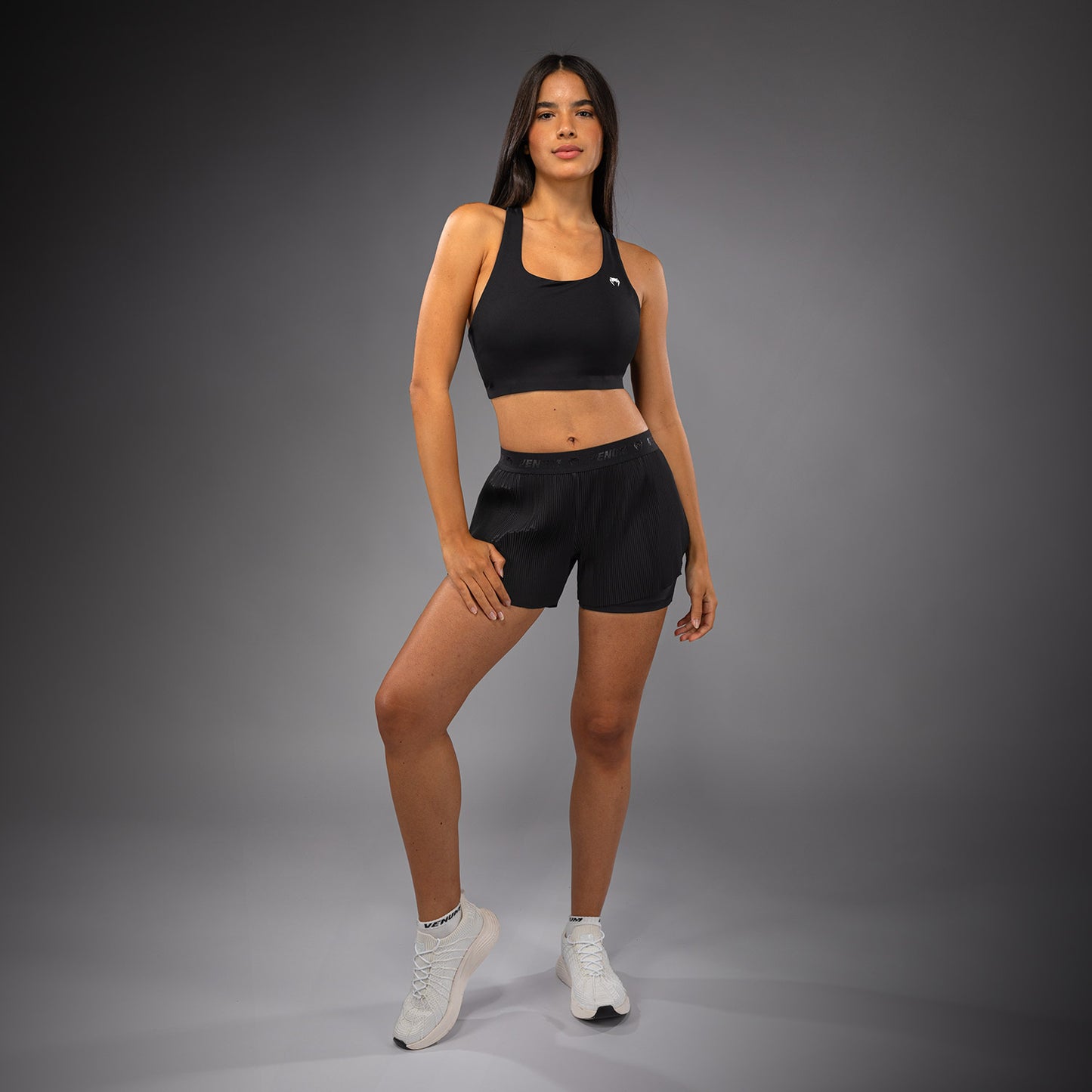 Venum Flowfit Damen Trainingsshorts – Schwarz