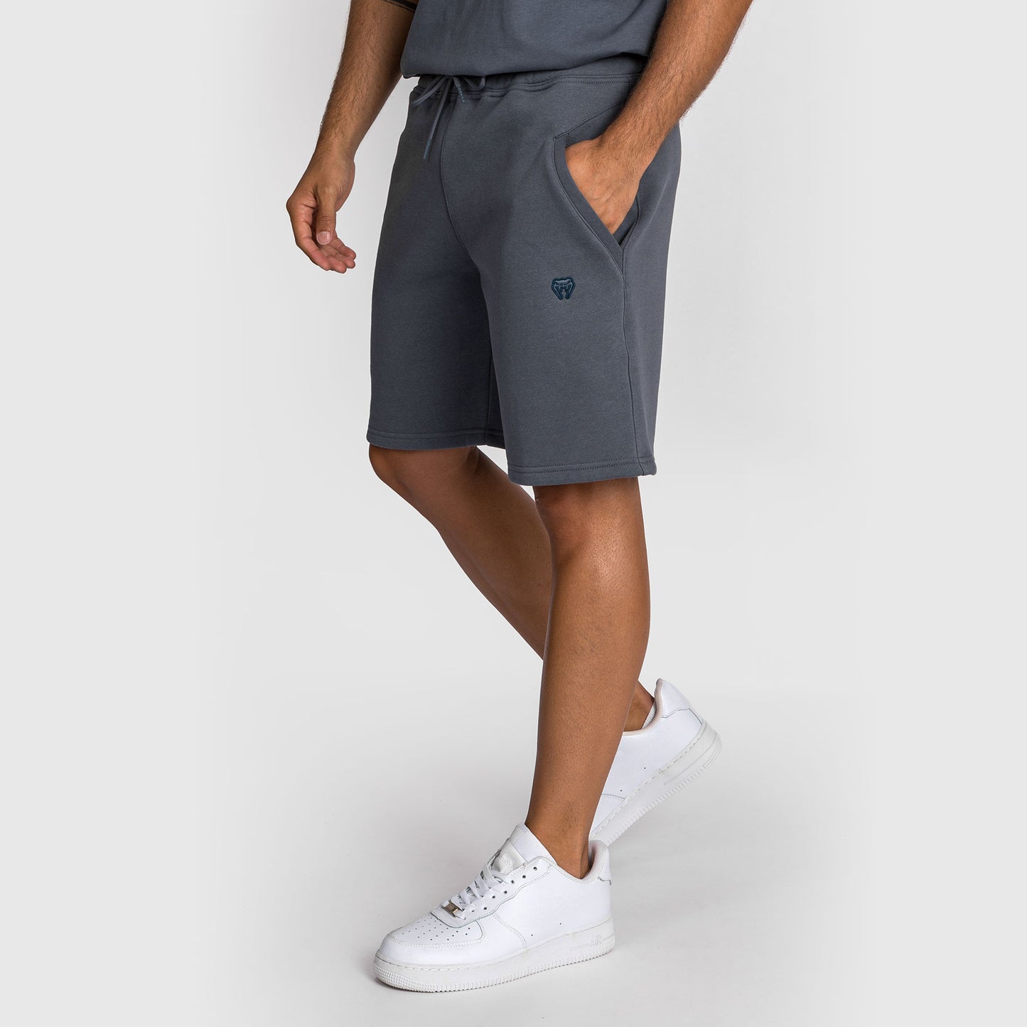 Venum Silent Power Baumwoll-Short - Marineblau