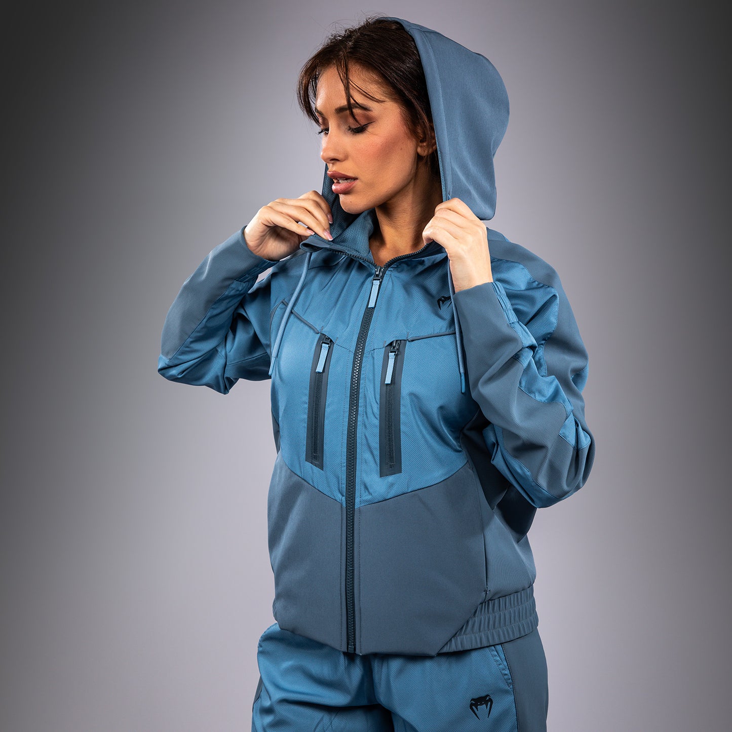 Venum Laser 3.0 Damen-Trainingsjacke - Pazifikblau