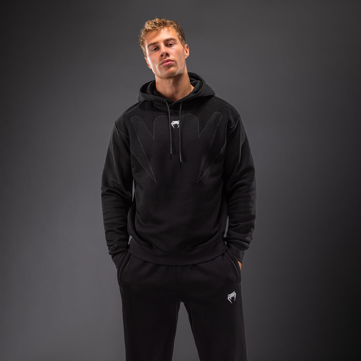 Venum Attack Fleece & Weave Hoodie - Schwarz