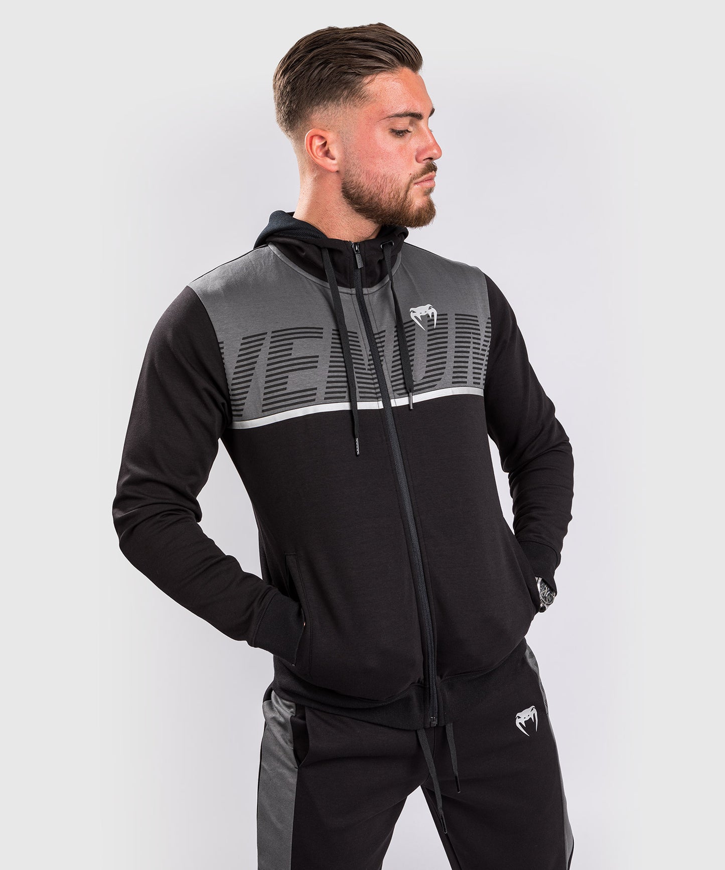 VENUM LASER ZX HOODY - SCHWARZ/GRAU