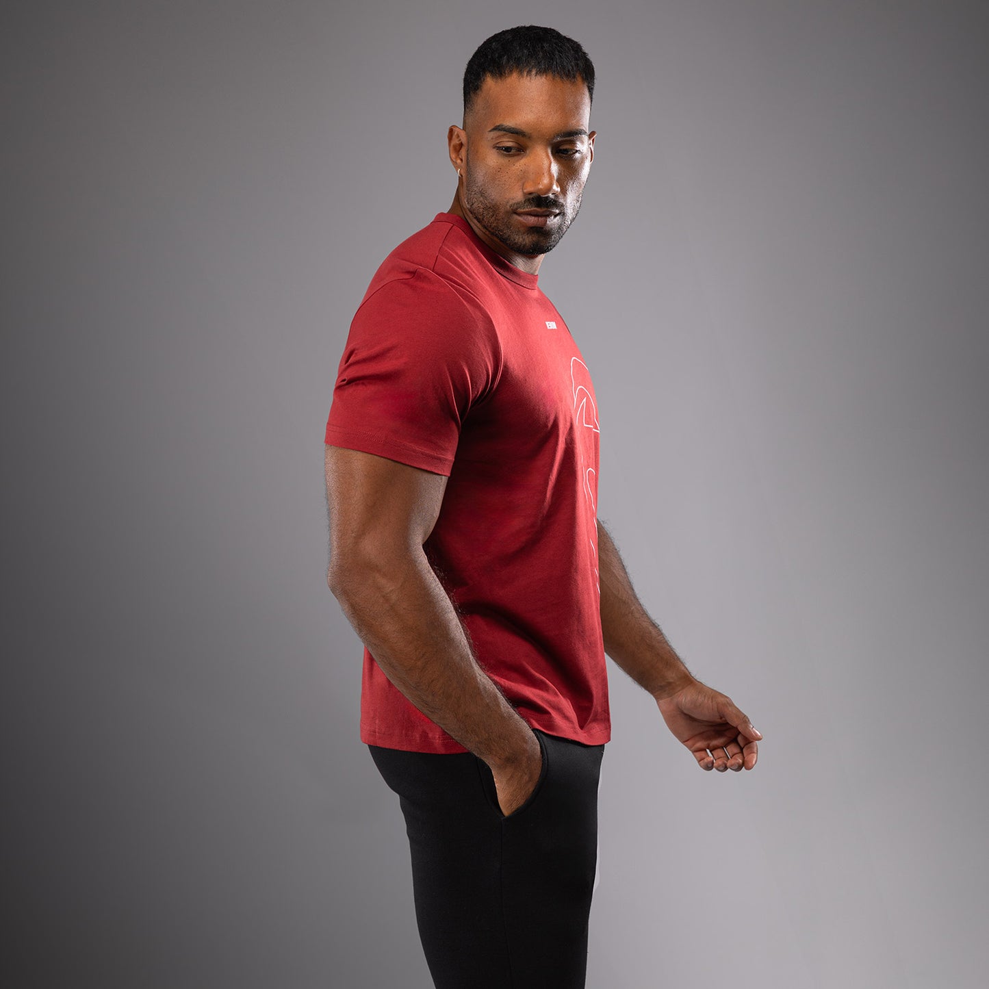 Venum Giant Connect T-Shirt - Rot Karmin