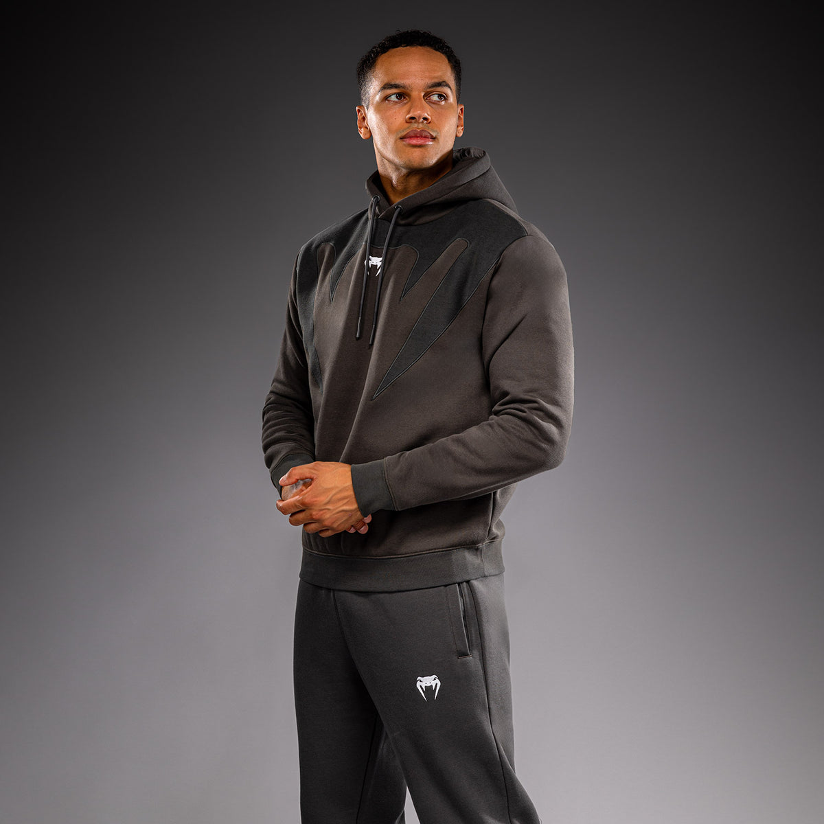 Venum Attack Fleece & Weave Hoodie - Grau