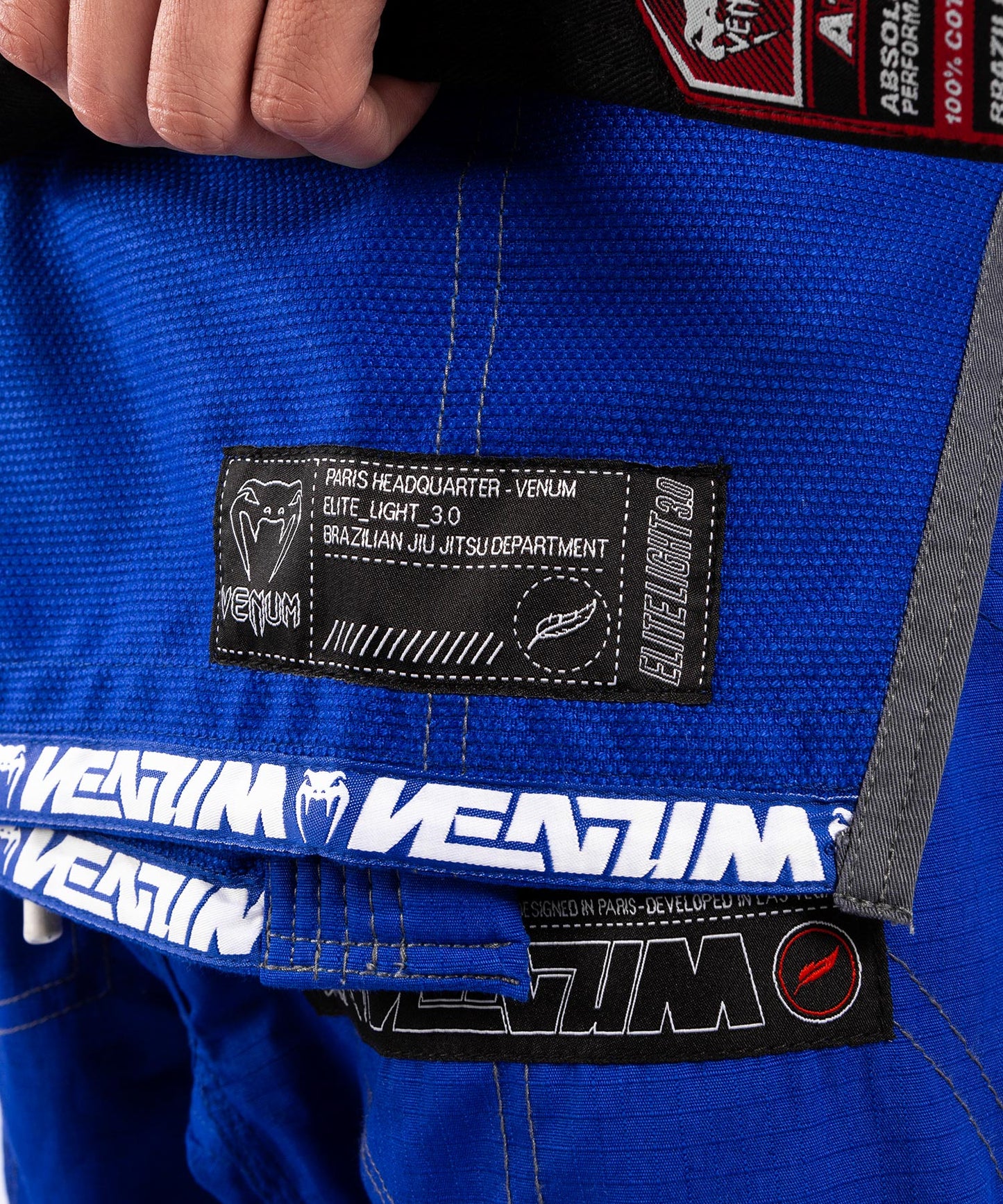 Venum Elite 3.0 Light BJJ Kimono - Blau
