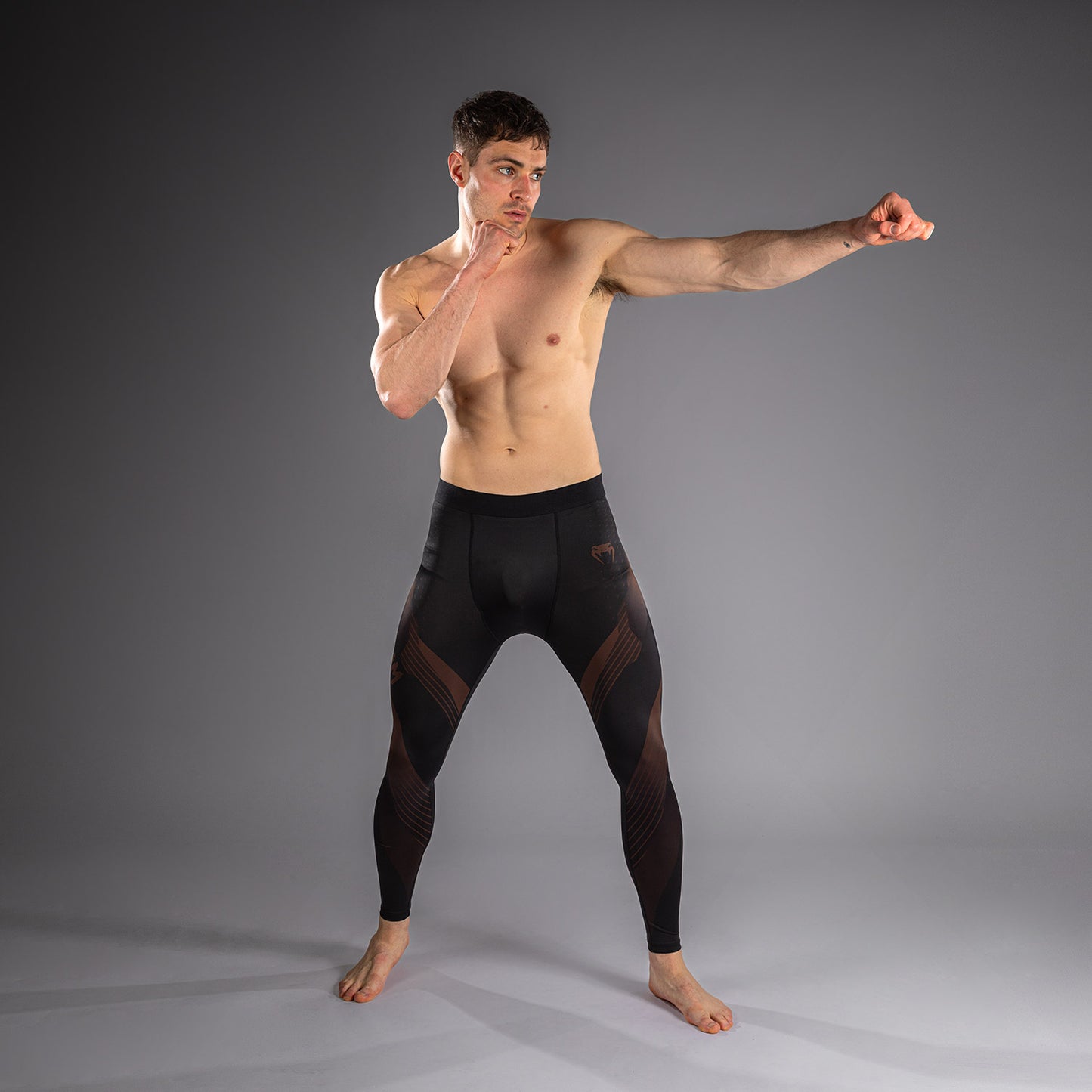 Venum No-Gi 6.0 Spats - Schwarz/Braun