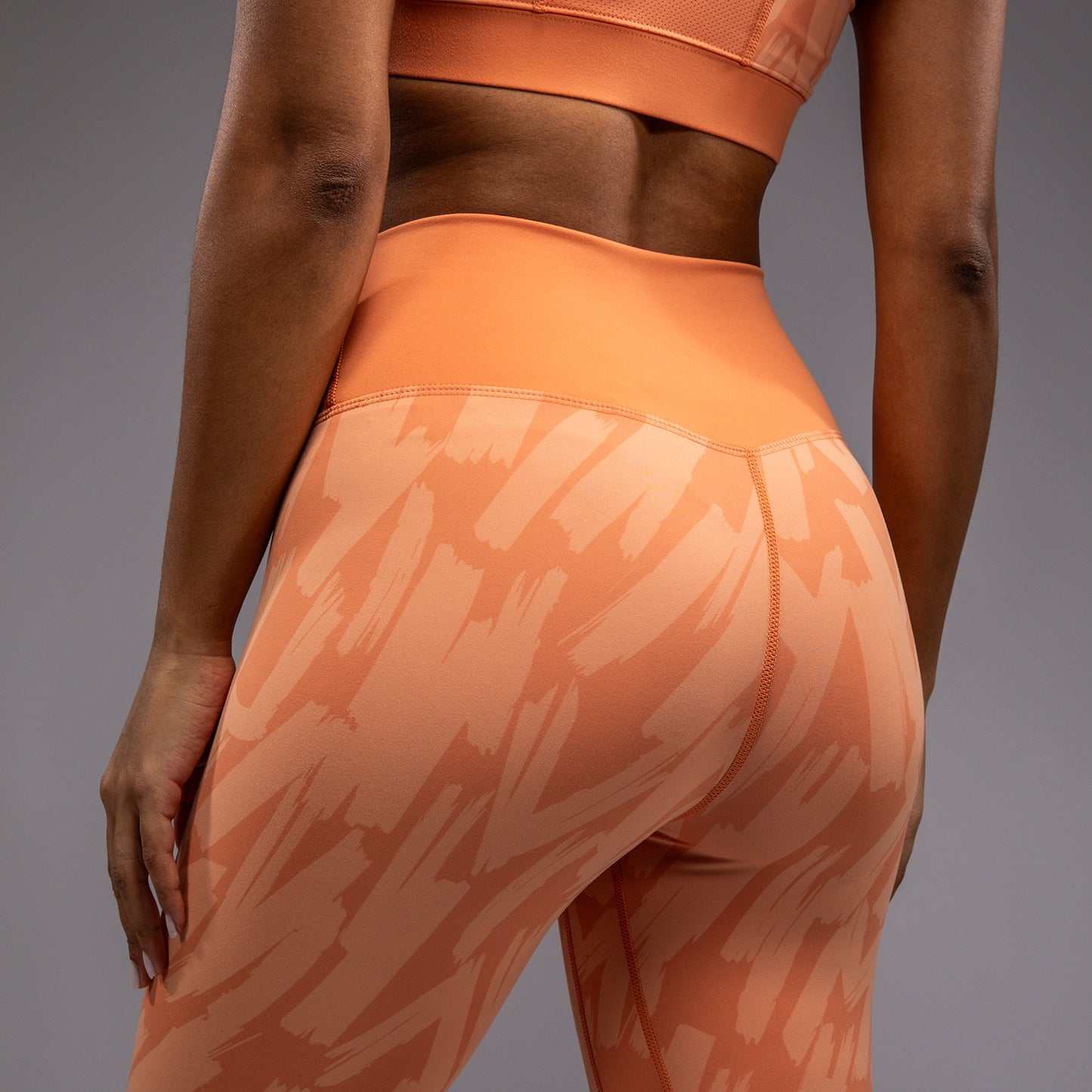 Venum Graffiti Frauen Leggings in voller Länge - Samtaprikose