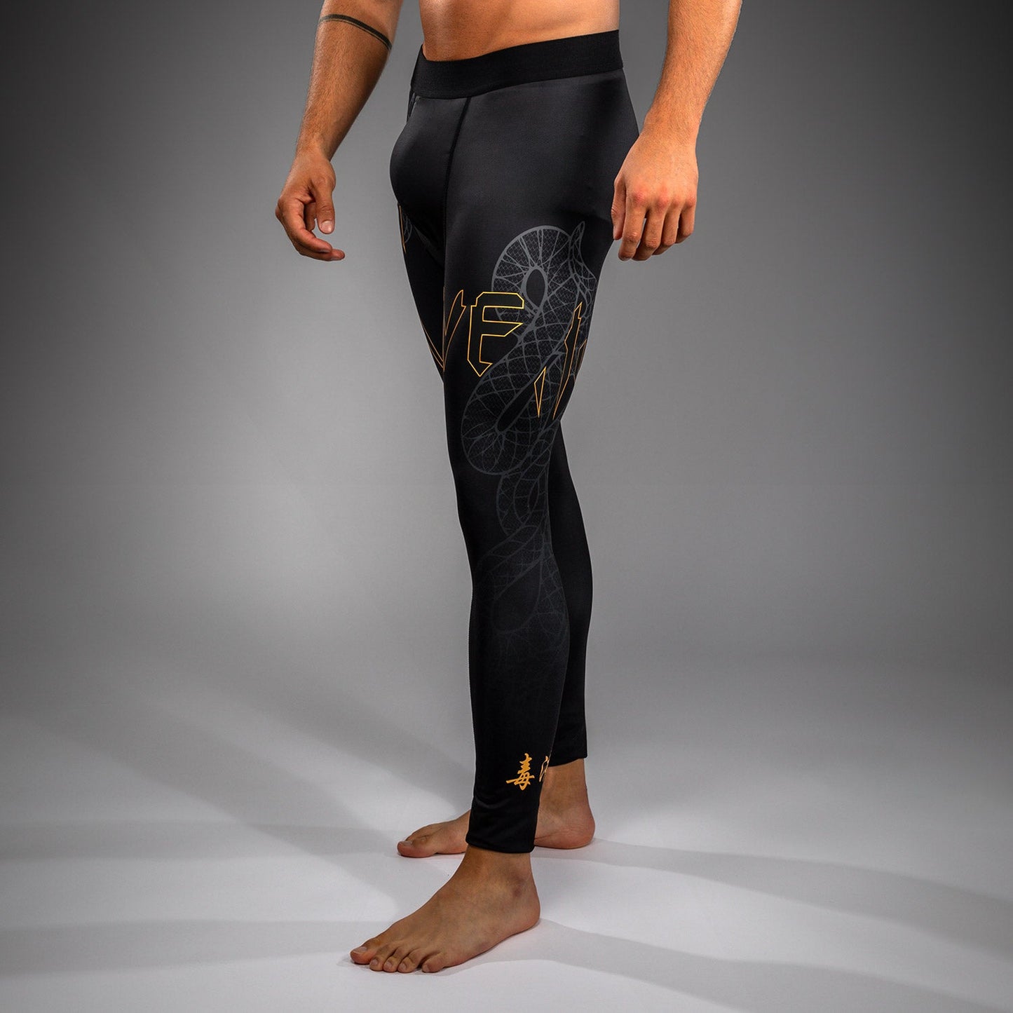 Venum Serpenti Spats – Schwarz/Silber/Gold