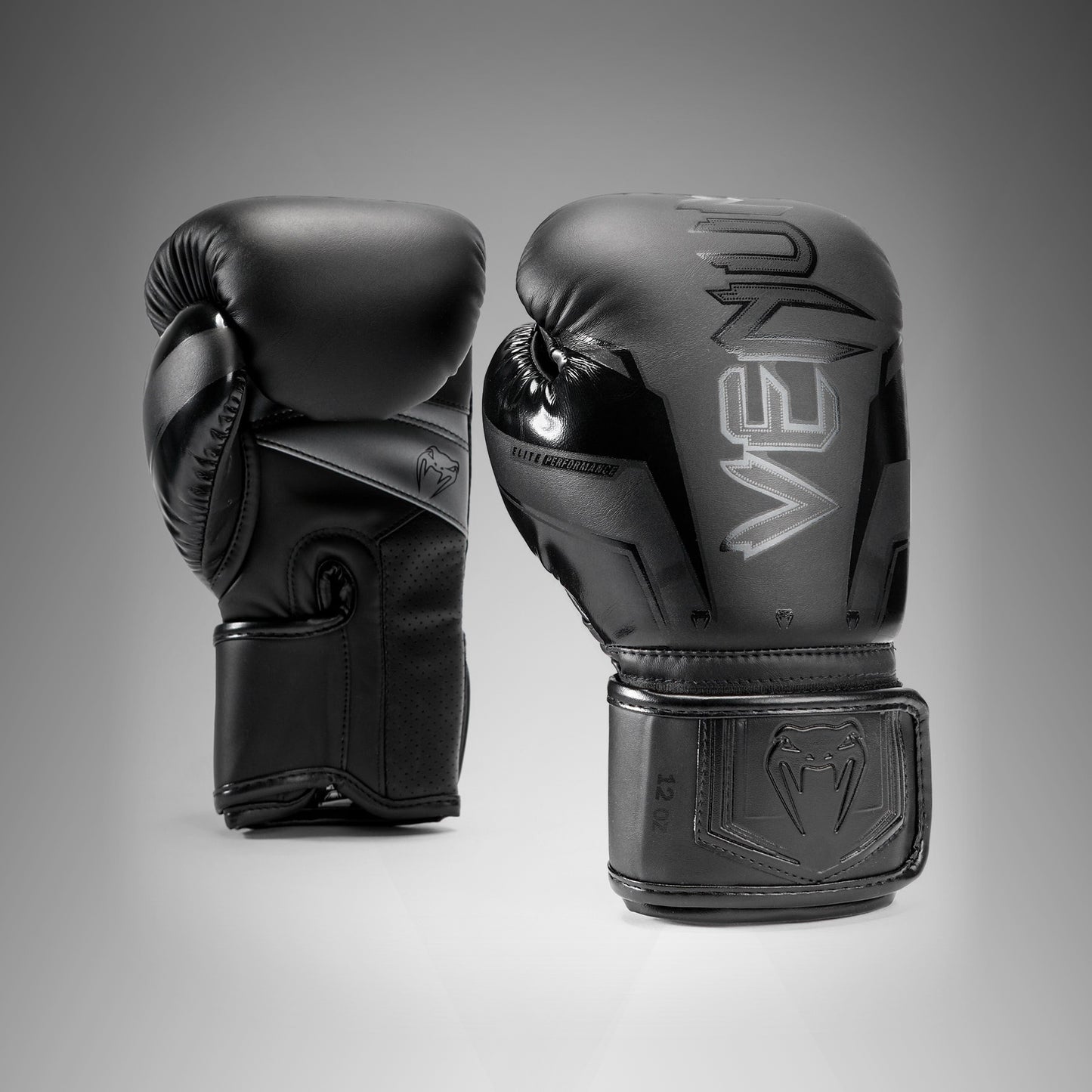 Venum Elite Evo Boxhandschuhe - Schwarz/Schwarz