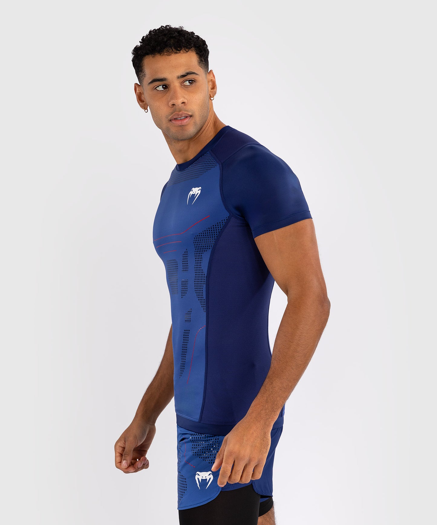Venum Technical 3.0 Kurzarm Rashguard - Nachtblau