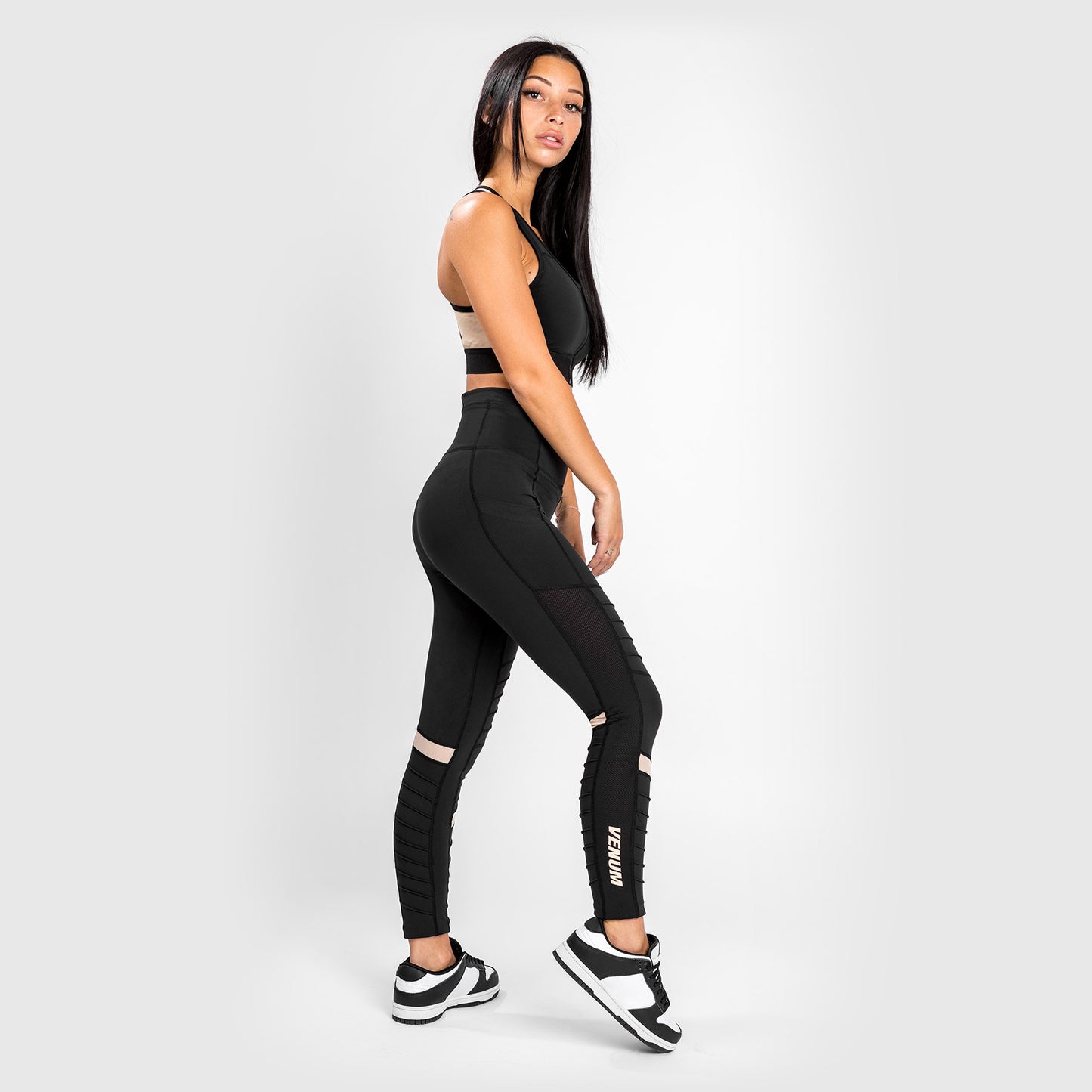Venum Moto 7/8 Leggings – Schwarz/Sand