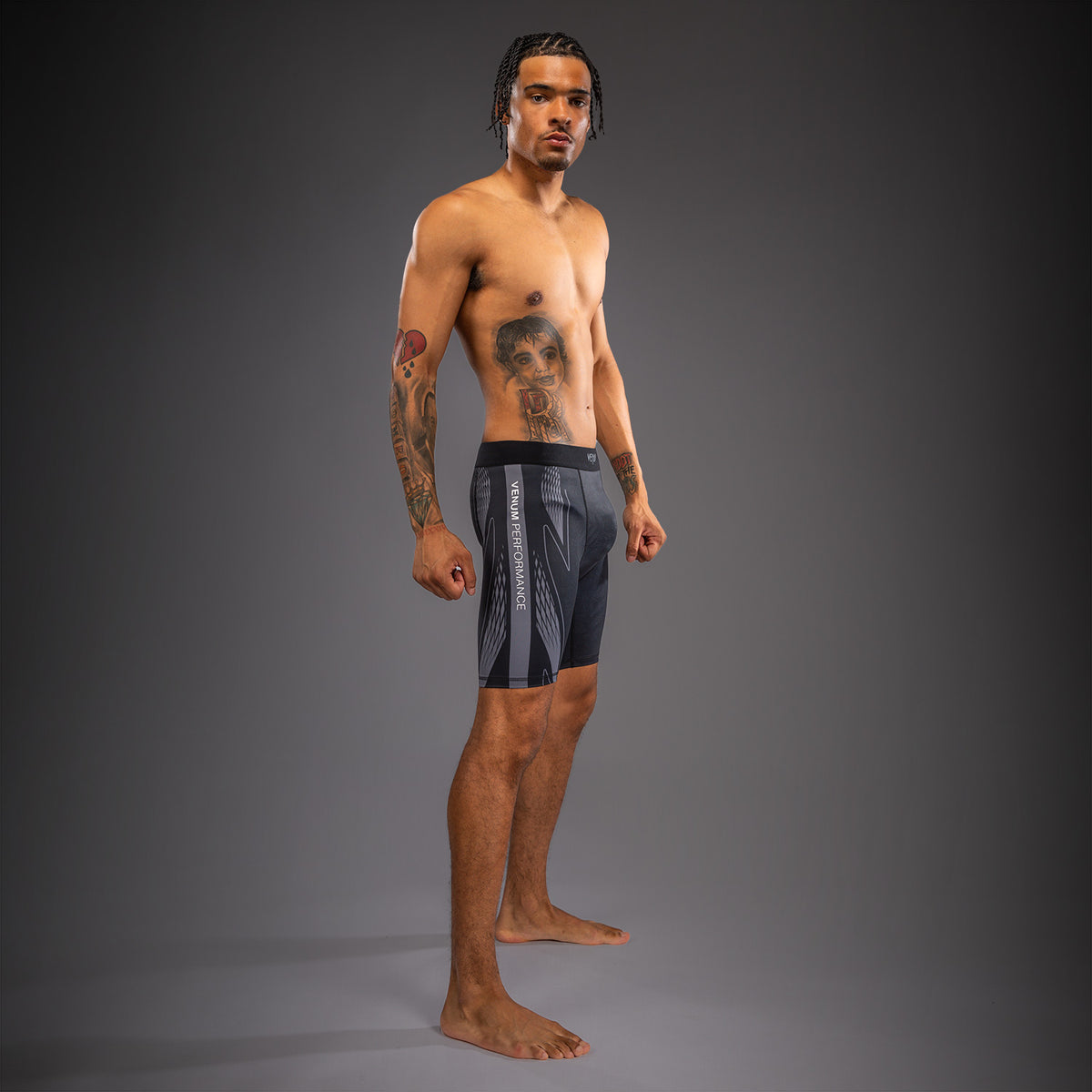 Venum Amazonia Reborn Kompressionsshorts - Schwarz/Grau
