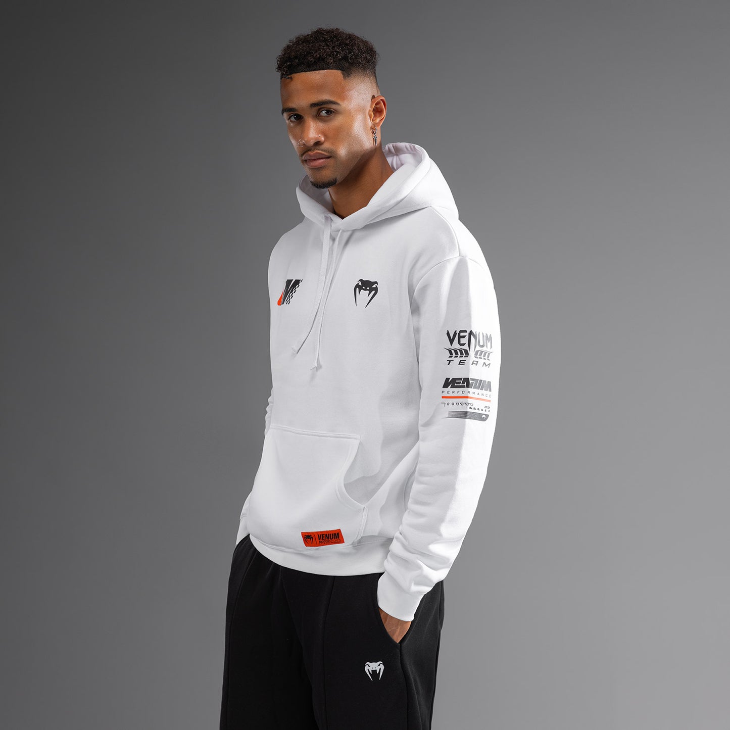 Venum Motorsport Hoodie - Schneeweiß
