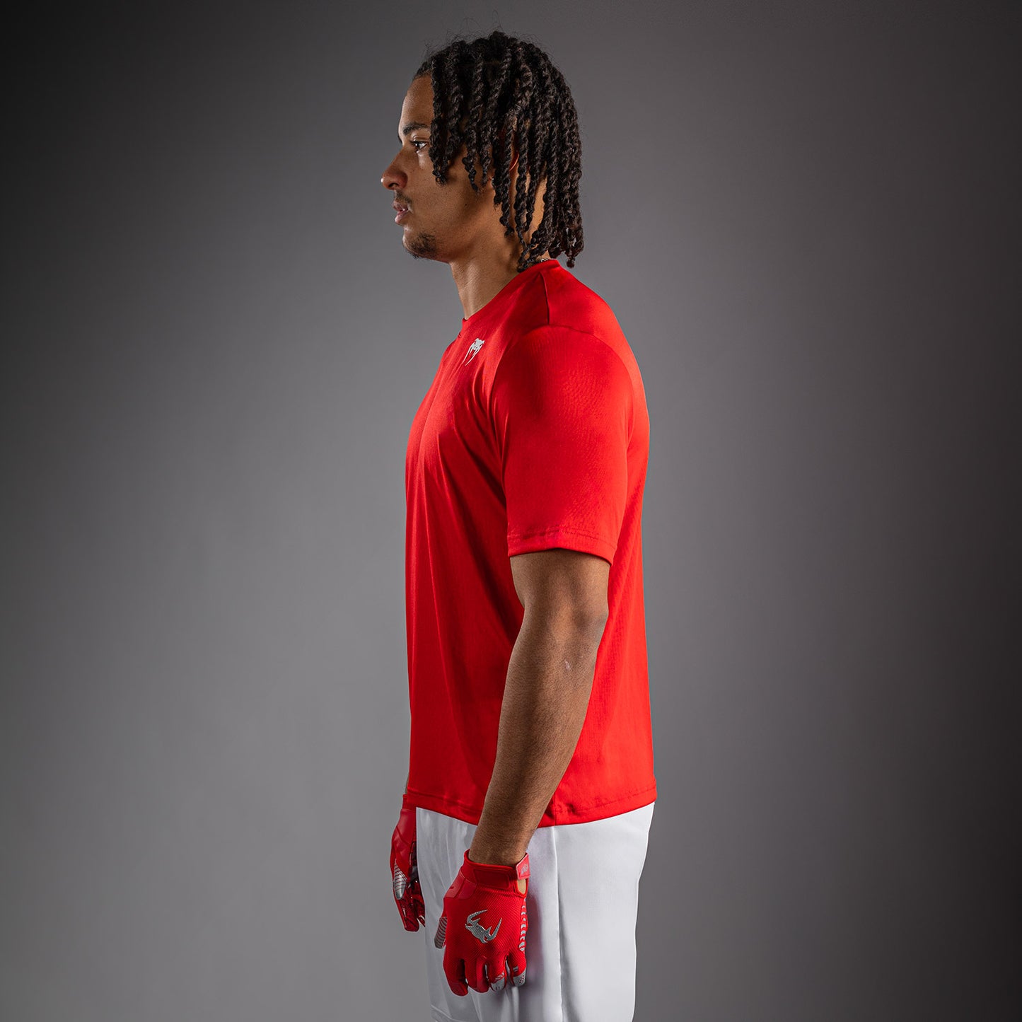Venum Lineup Performance Kurzarm T-Shirt - Rot/Weiß