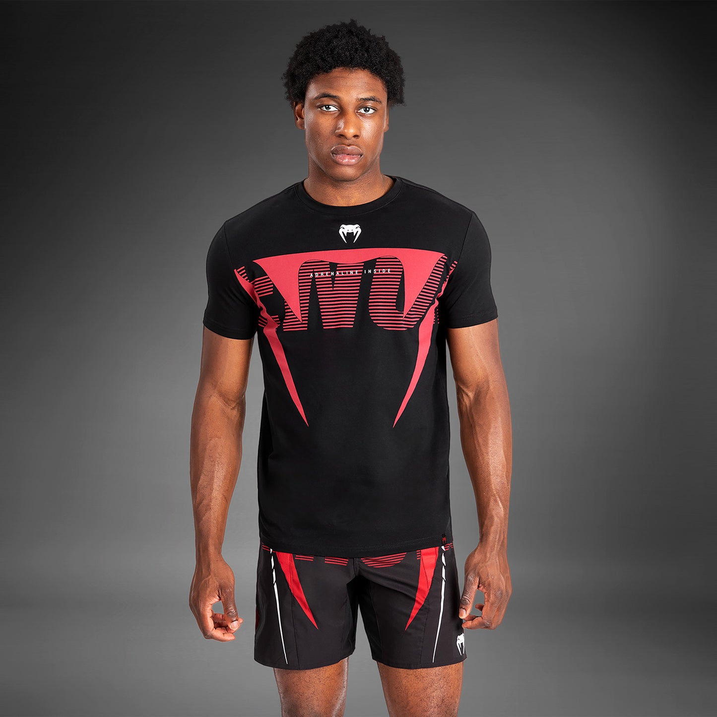 Venum Adrenaline Herren Kurzarm T-Shirt - Red