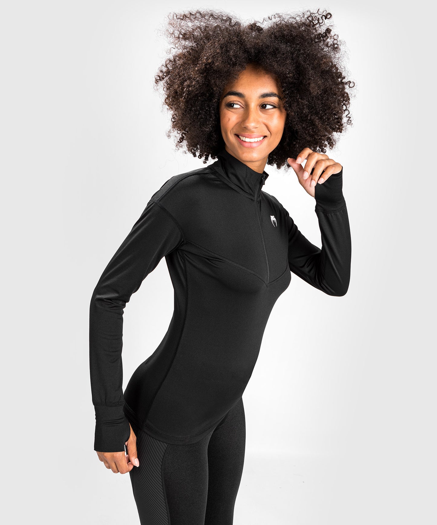 Venum Essential Base Layer Top - Schwarz