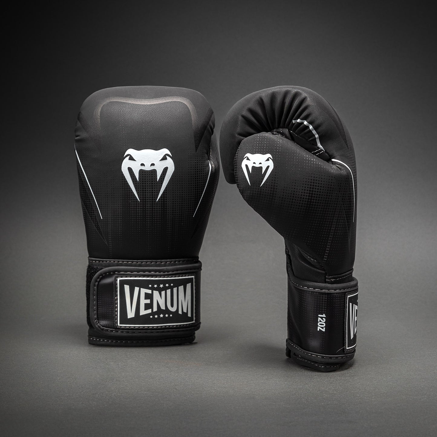 Venum Stealth Boxhandschuhe – Schwarz/Weiß
