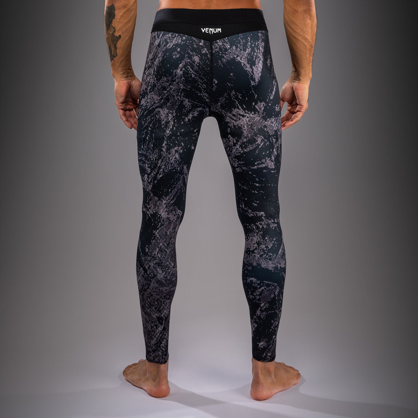 Venum Rage & Workout Kompressionshose - Schwarz/Grau