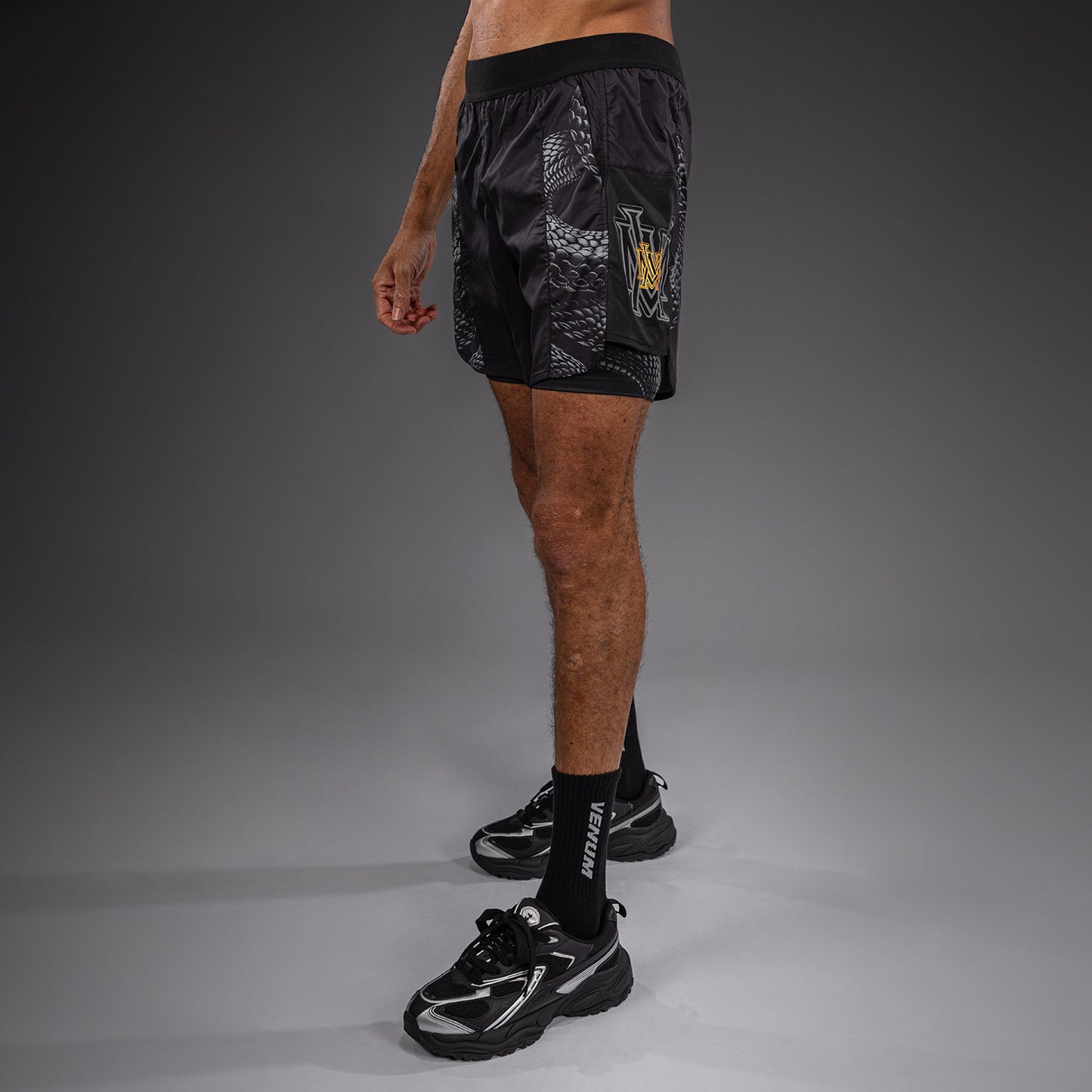 Venum Matupa Trainingsshorts - Schwarz/Grau/Gold