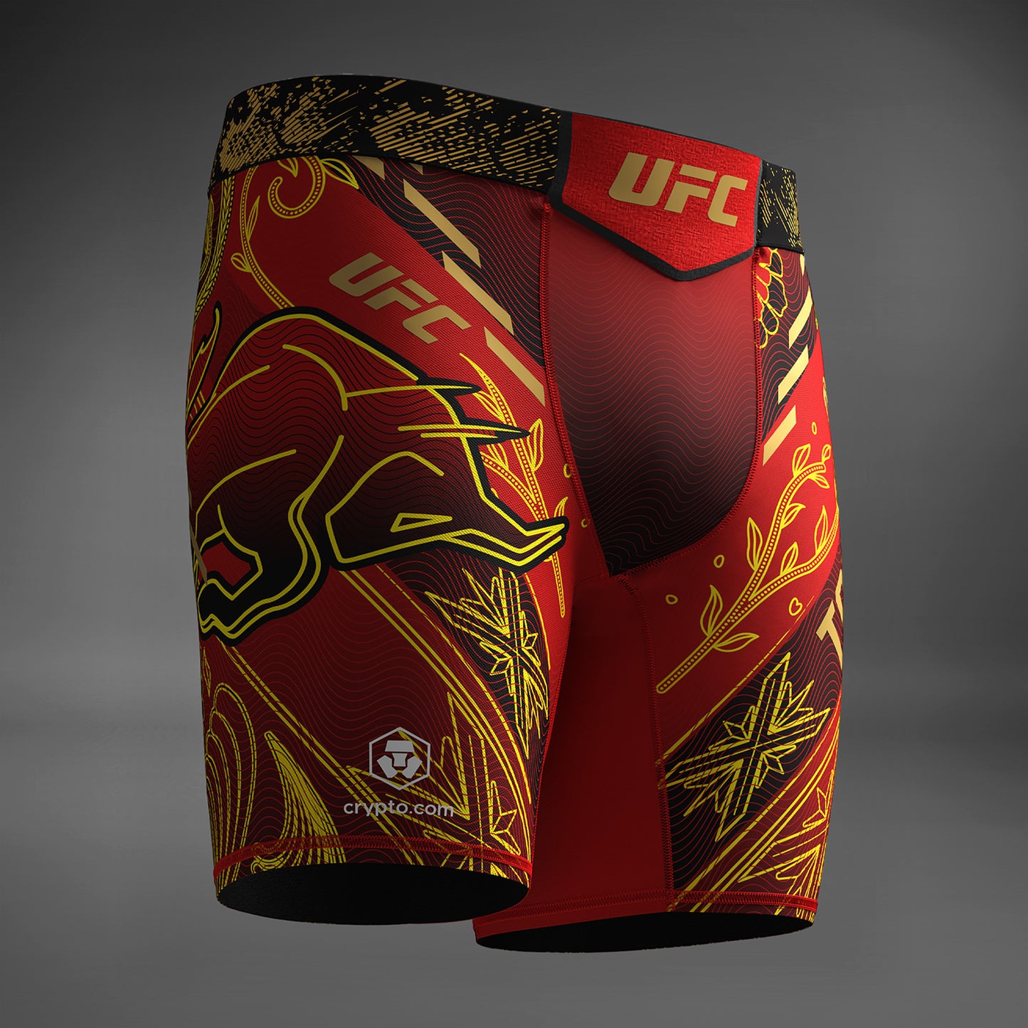UFC Unrivaled by Venum Ilia Topuria Herren Vale Tudo Shorts - Rot