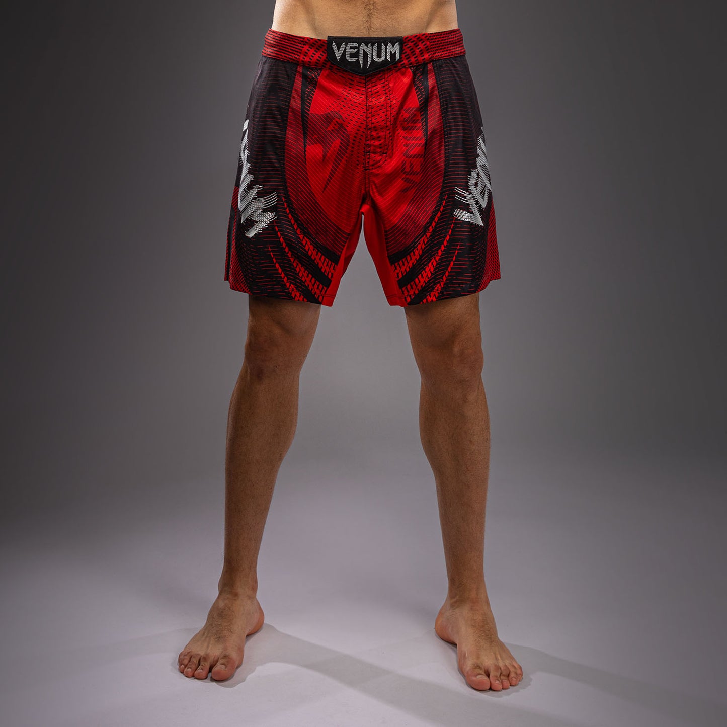 Venum Galactic 3.0 Fightshorts - Rot/Silber