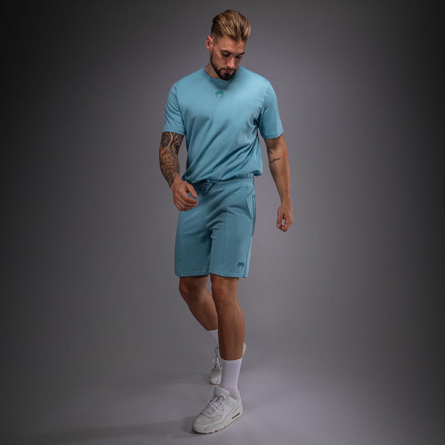 Venum Contender Fleece Shorts aus Baumwolle – Türkis