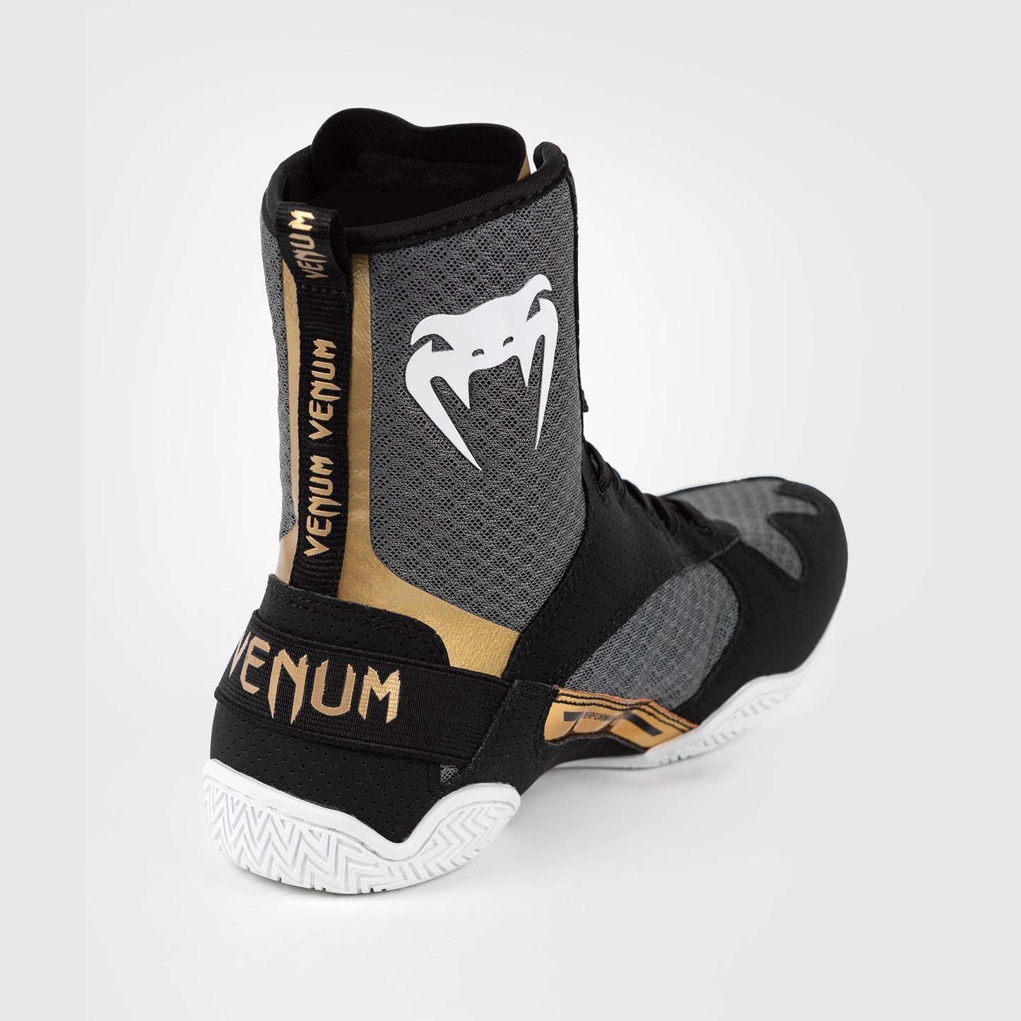 Venum Elite Boxing Schuhe - Schwarz/Weiß/Gold