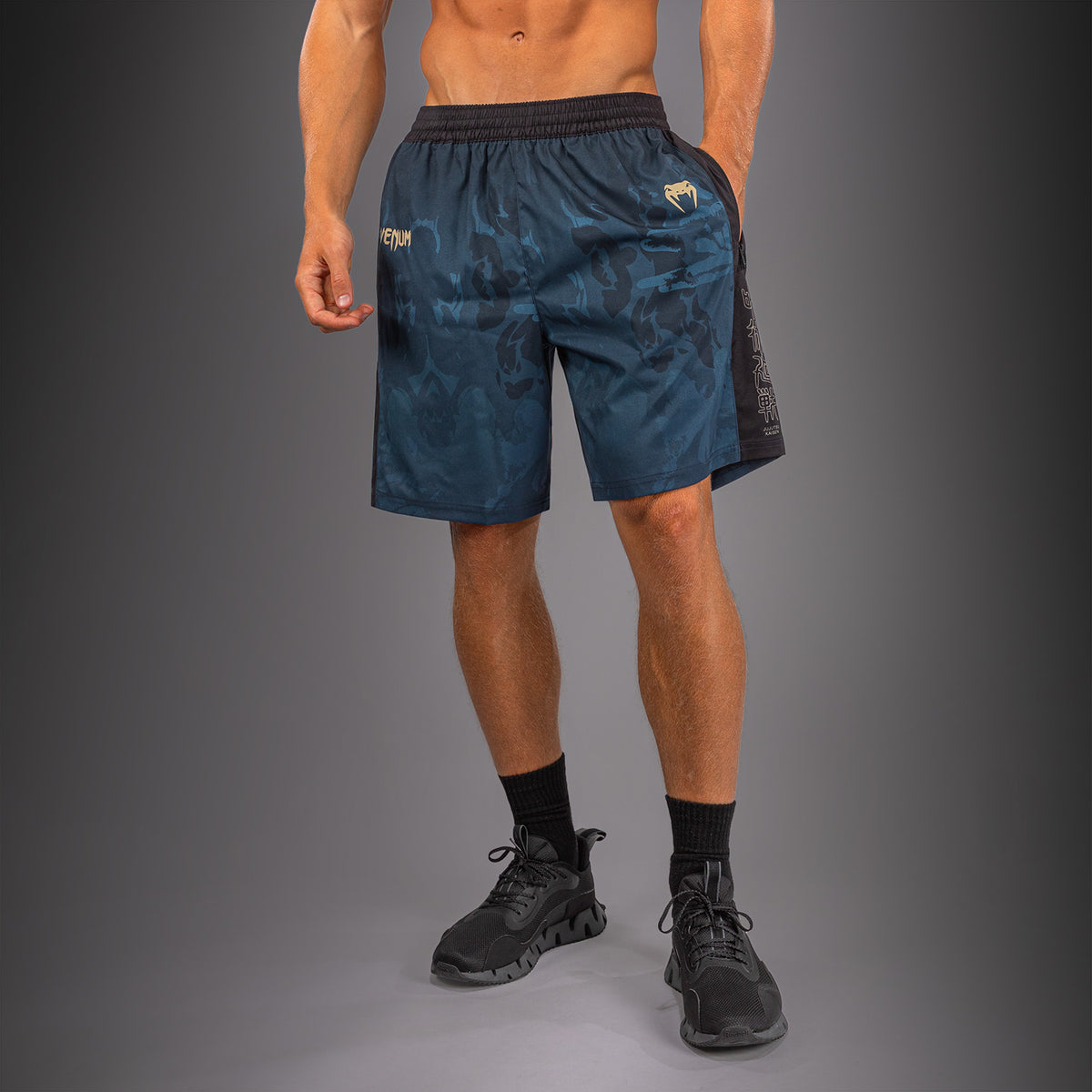 Jujutsu Kaisen x Venum Fushiguro Trainingsshorts – Ozeanblau