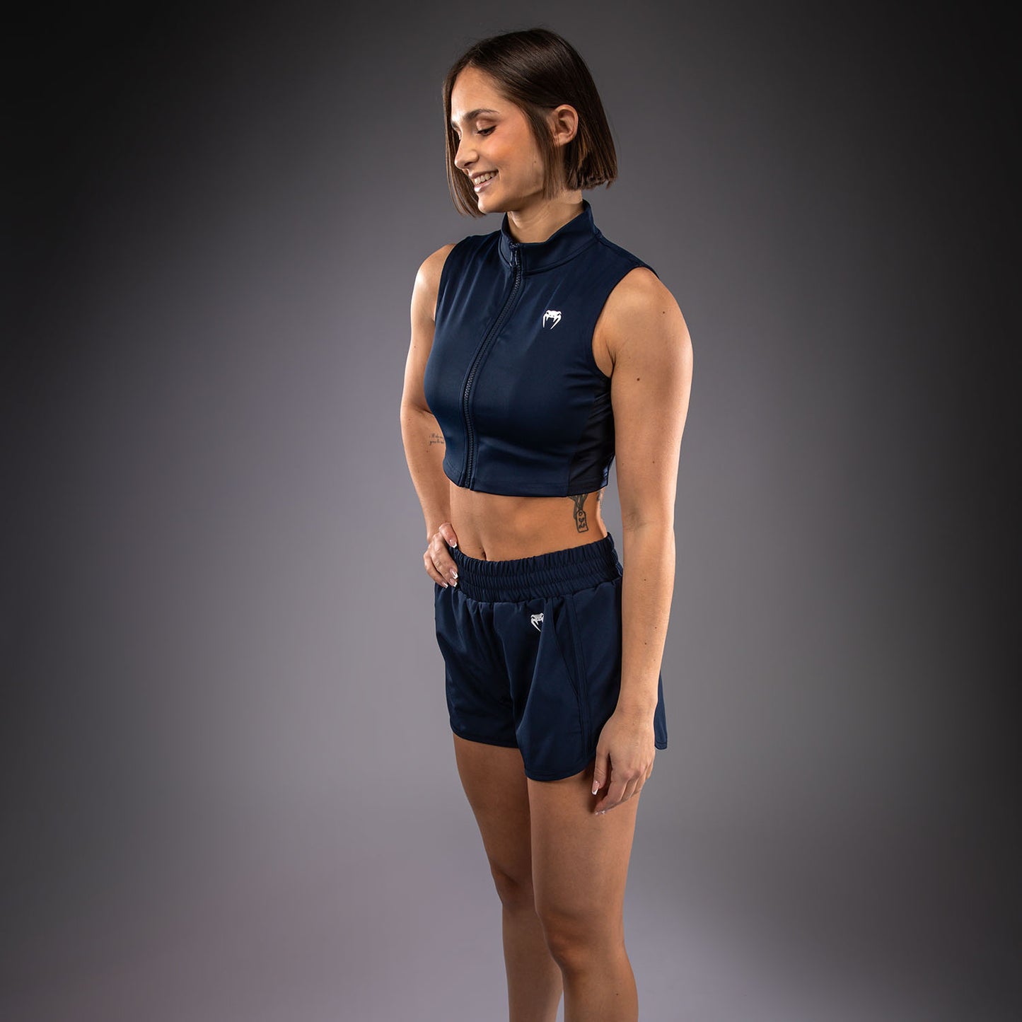 Venum Sculpt Shape Crop-Top Für Damen - Marineblau