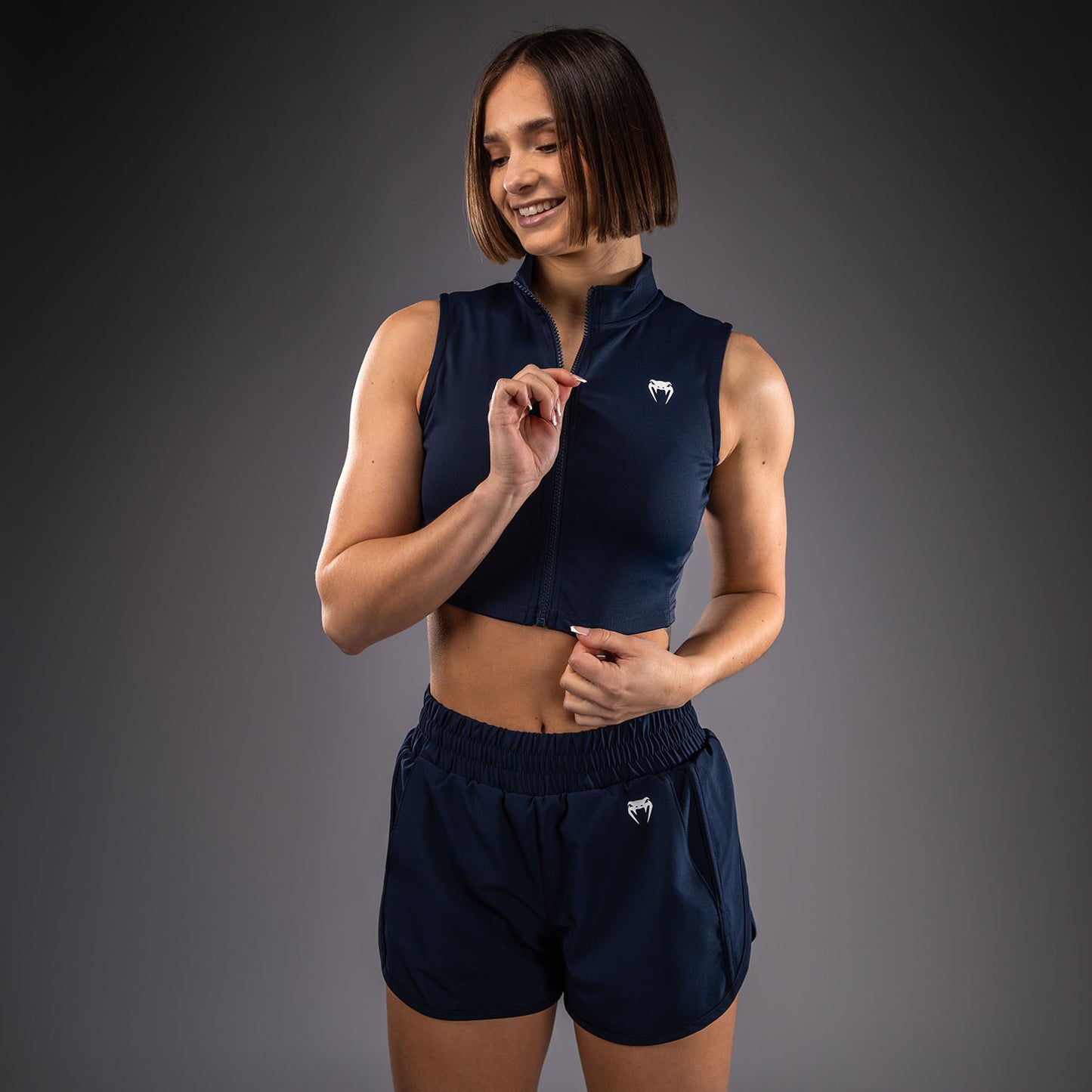 Venum Sculpt Shape Crop-Top Für Damen - Marineblau