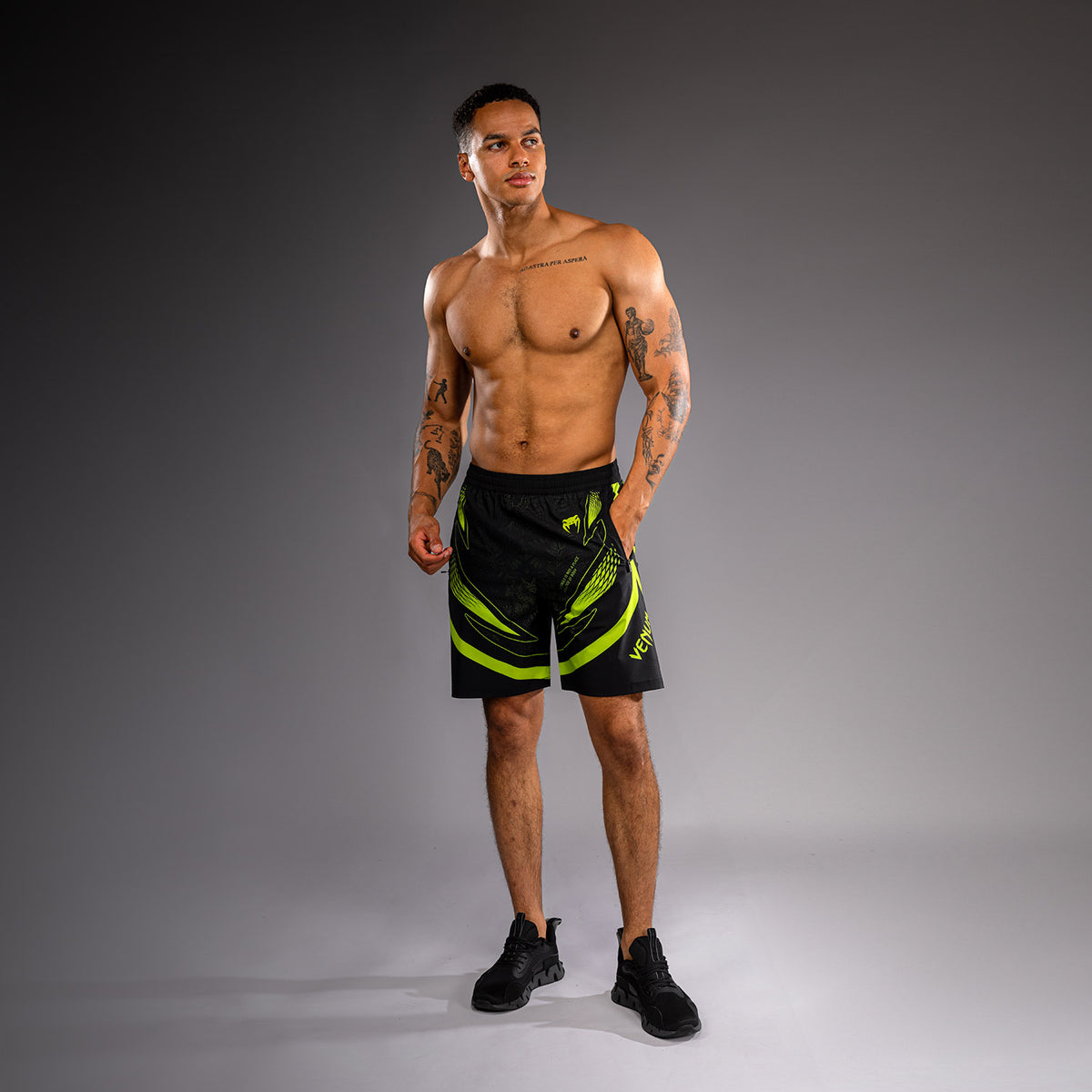 Venum Amazonia Reborn Trainingsshorts - Schwarz/Grün