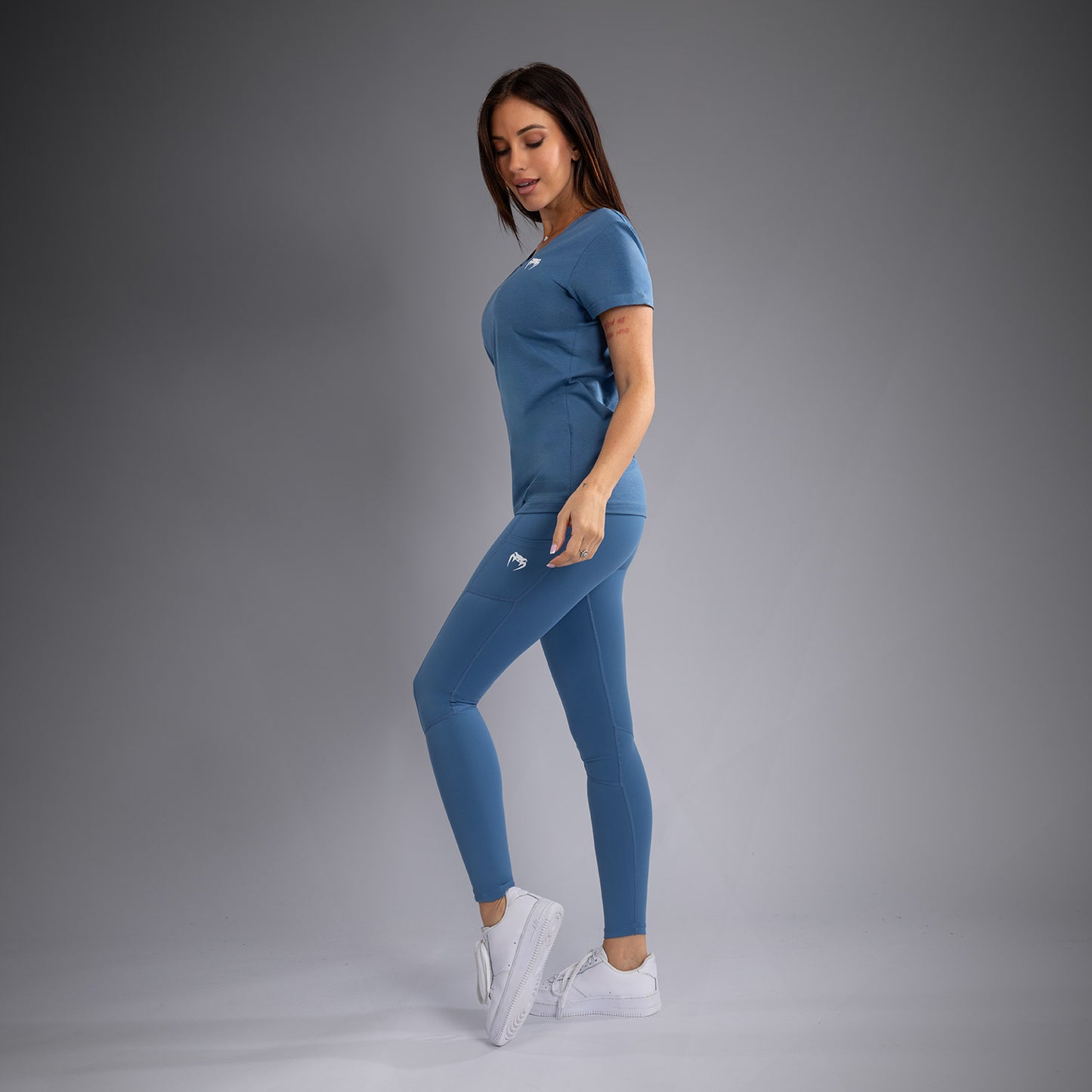 Venum Essential Damen T-Shirt - Stormblau