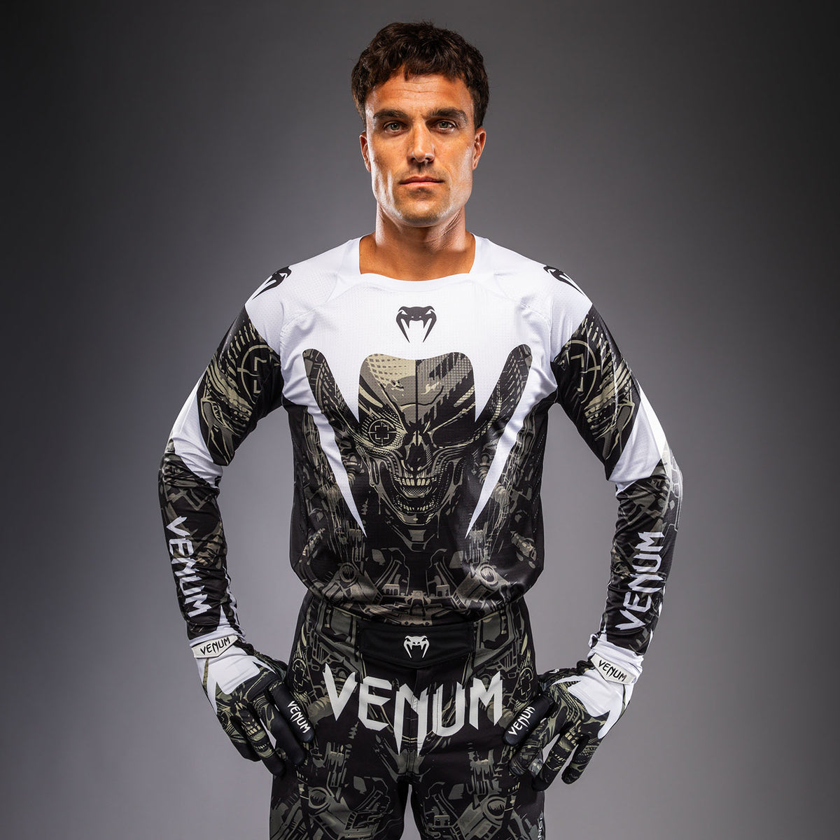 Venum MX Elite Motorsports-Trikot - Schwarz/Sand