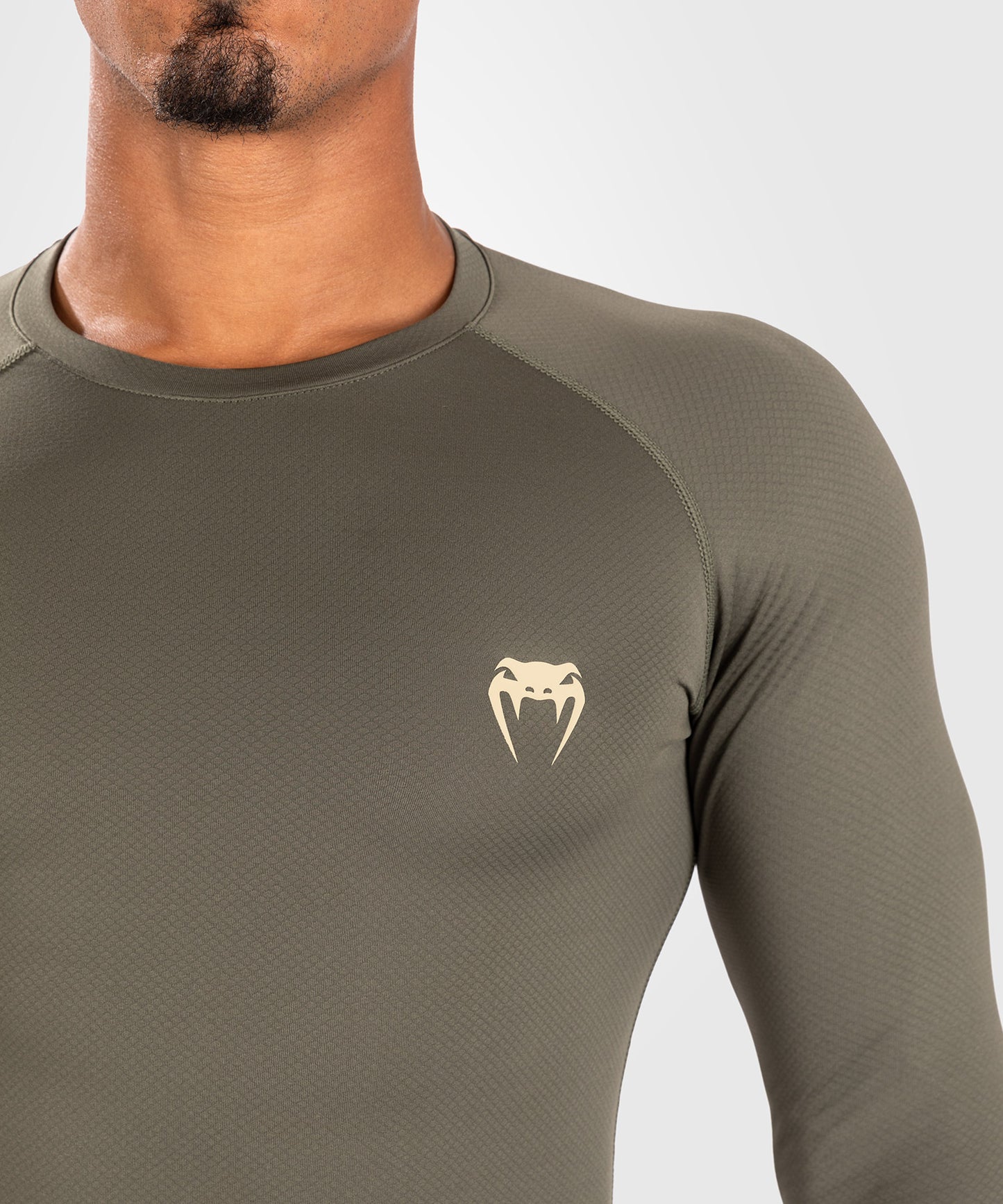 Venum Contender Herren Langärmeliger Rashguard - Khaki