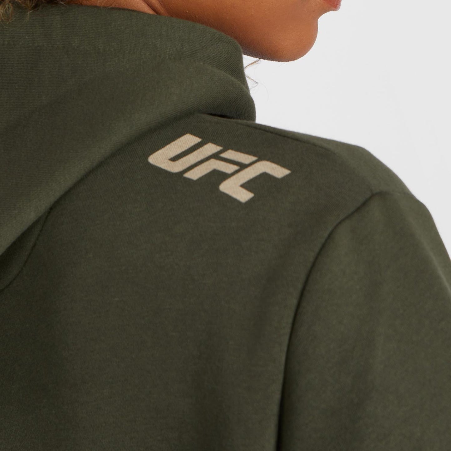 UFC Adrenaline by Venum Fight Week Damen Pullover Hoodie - Khaki
