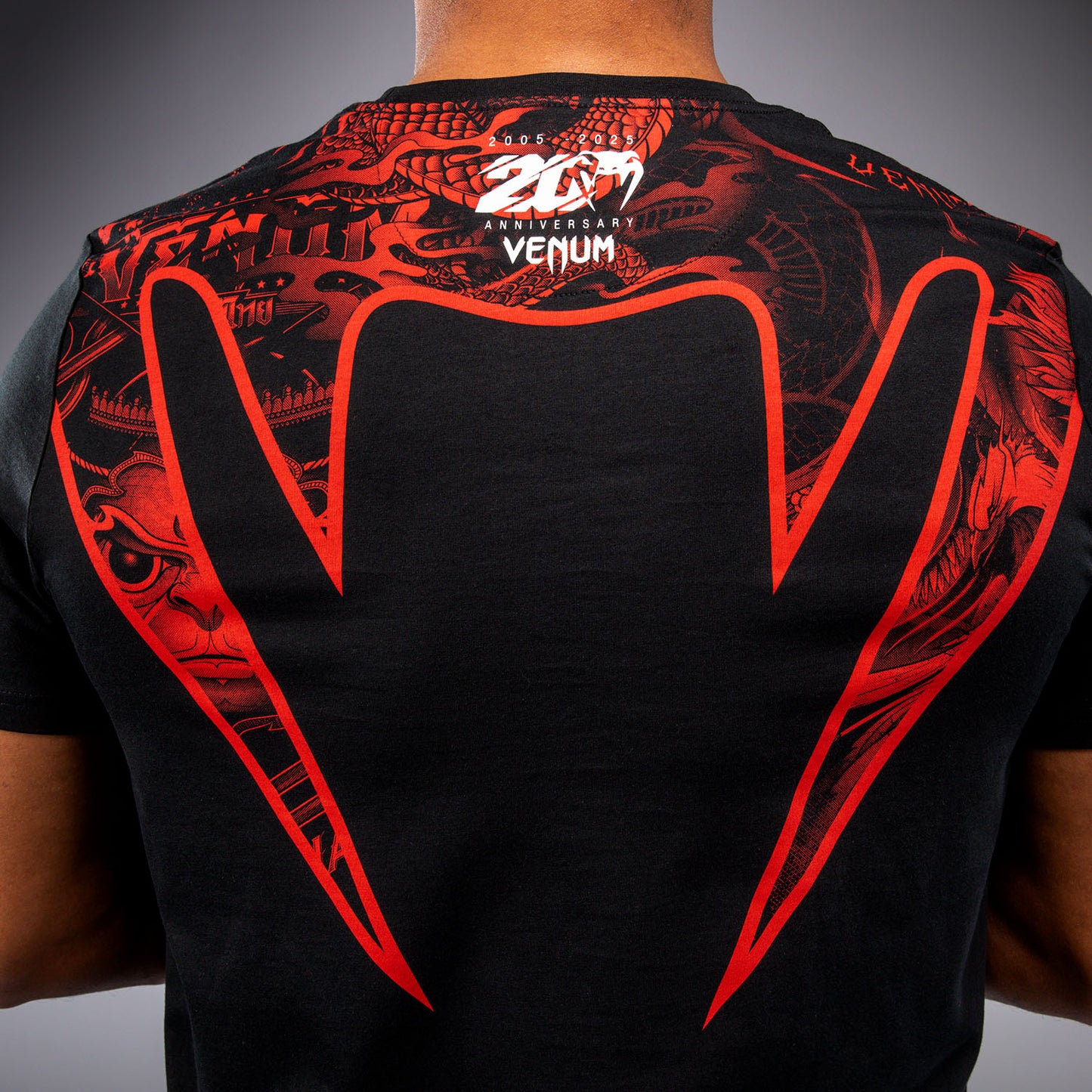 Venum 20th Anniversary T-Shirt - Schwarz/Rot