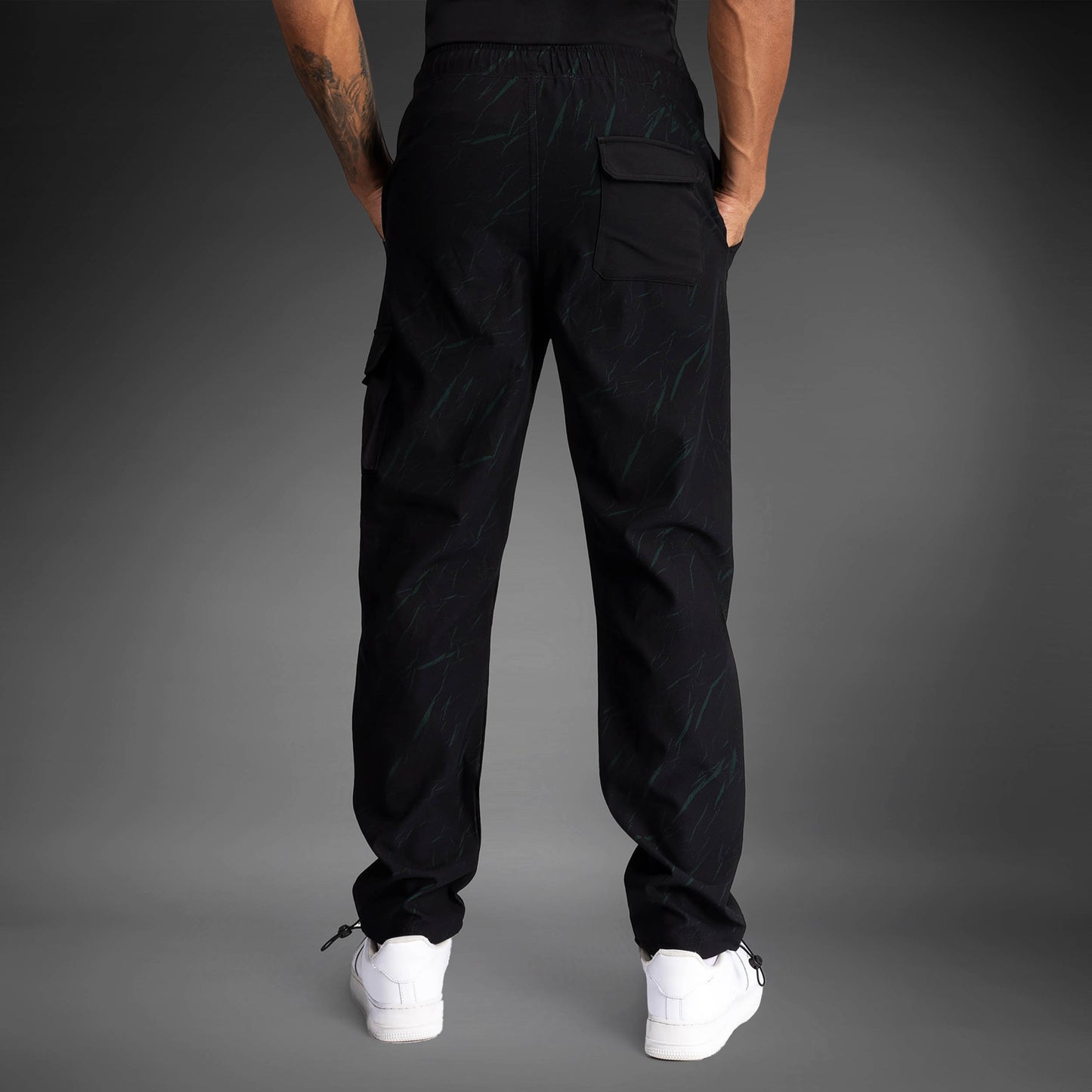 Venum Trooper Herren Trainingshose - Schwarz/Waldgrün