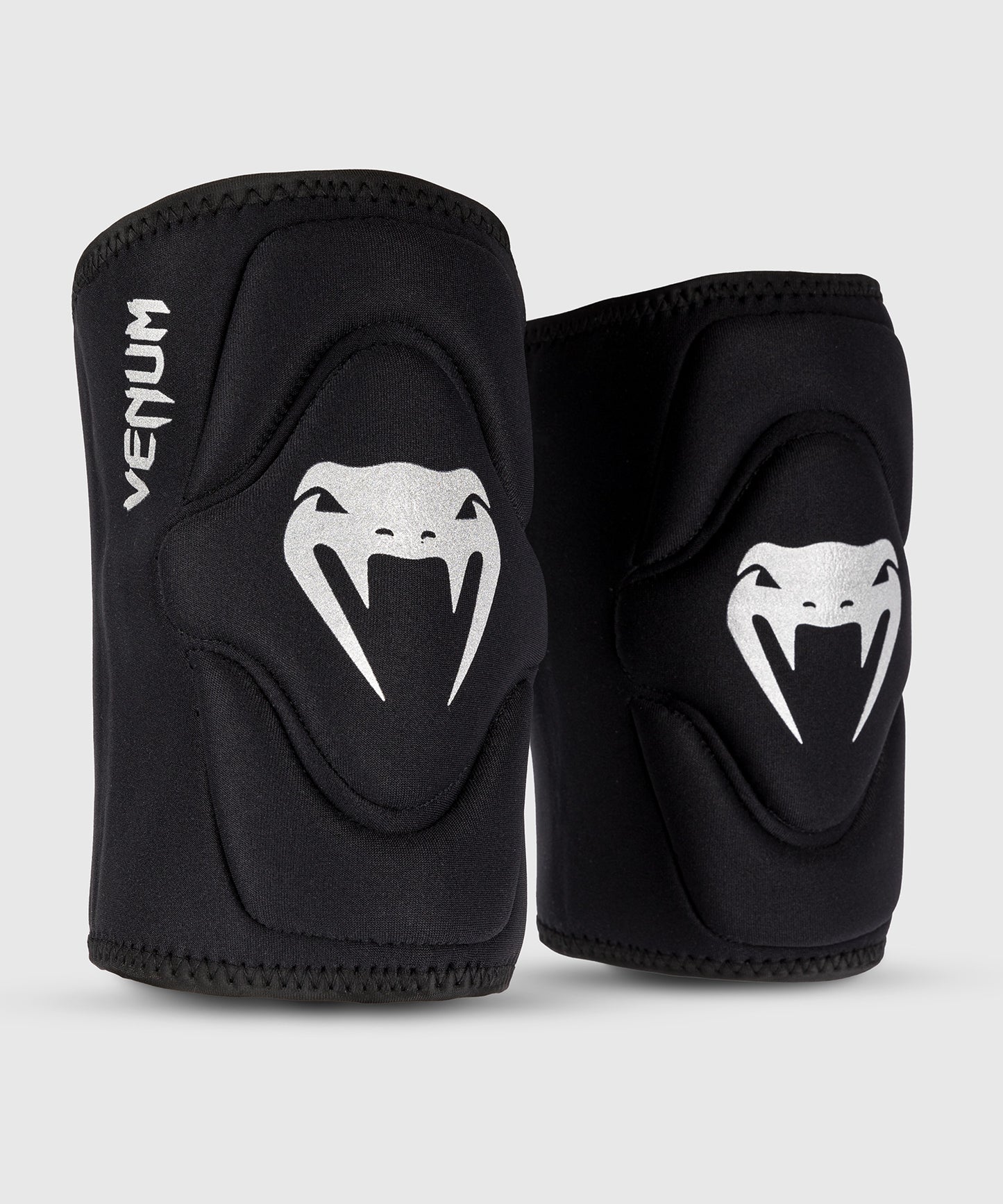 Venum Gel Kontact Knieschoner - Schwarz/Silber