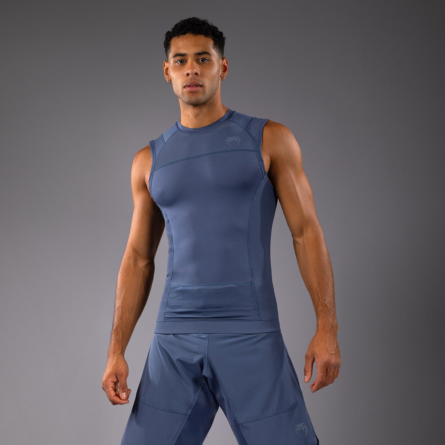 Venum G-Fit Air Herren Ärmelloser Rashguard - Nebelblau