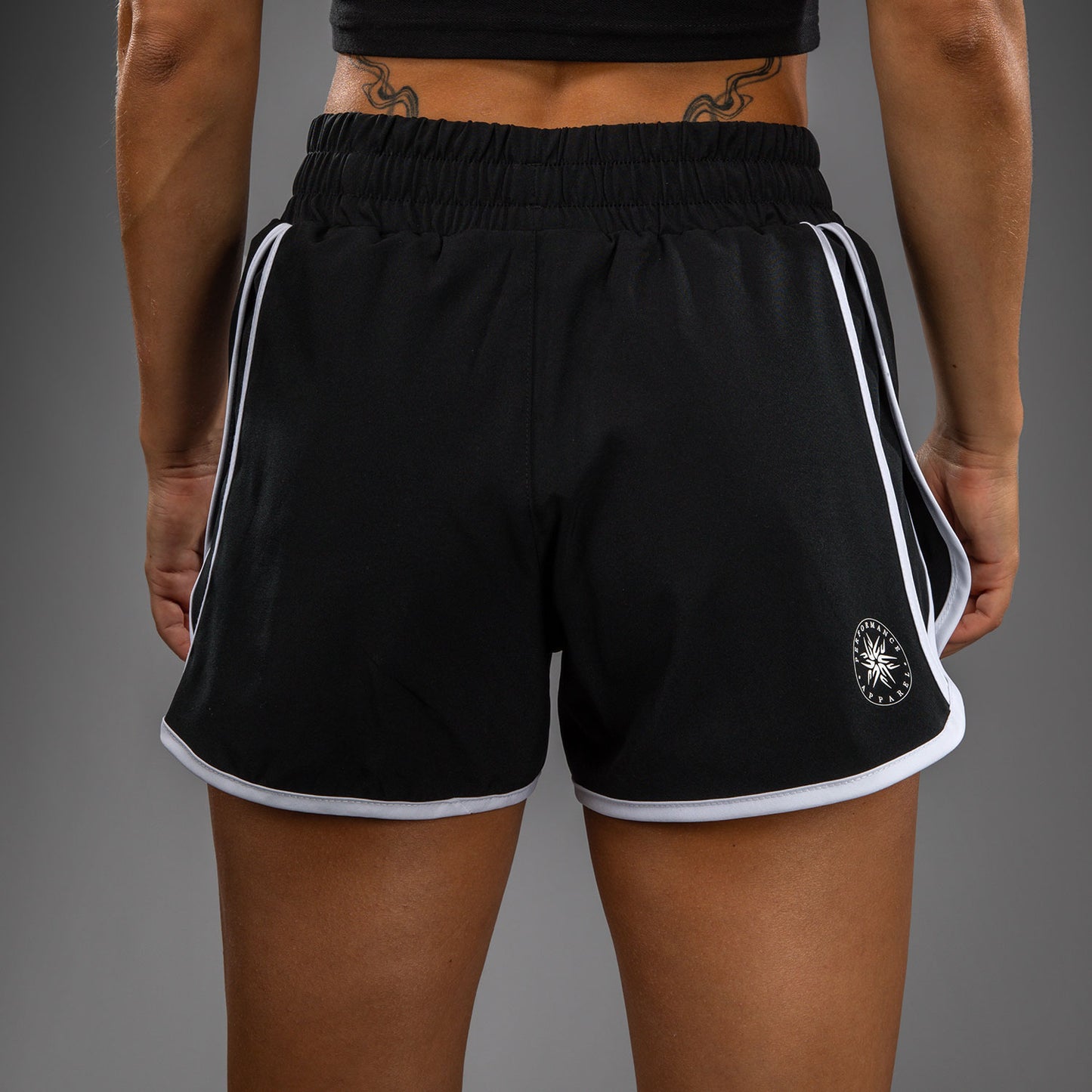 Venum Twilight Damen Trainingsshorts - Schwarz/Weiß