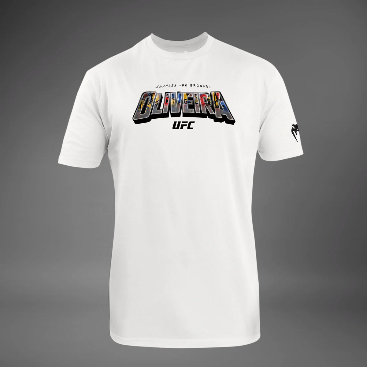 UFC Unrivaled by Venum Charles Oliveira Herren T-Shirt - Weiß