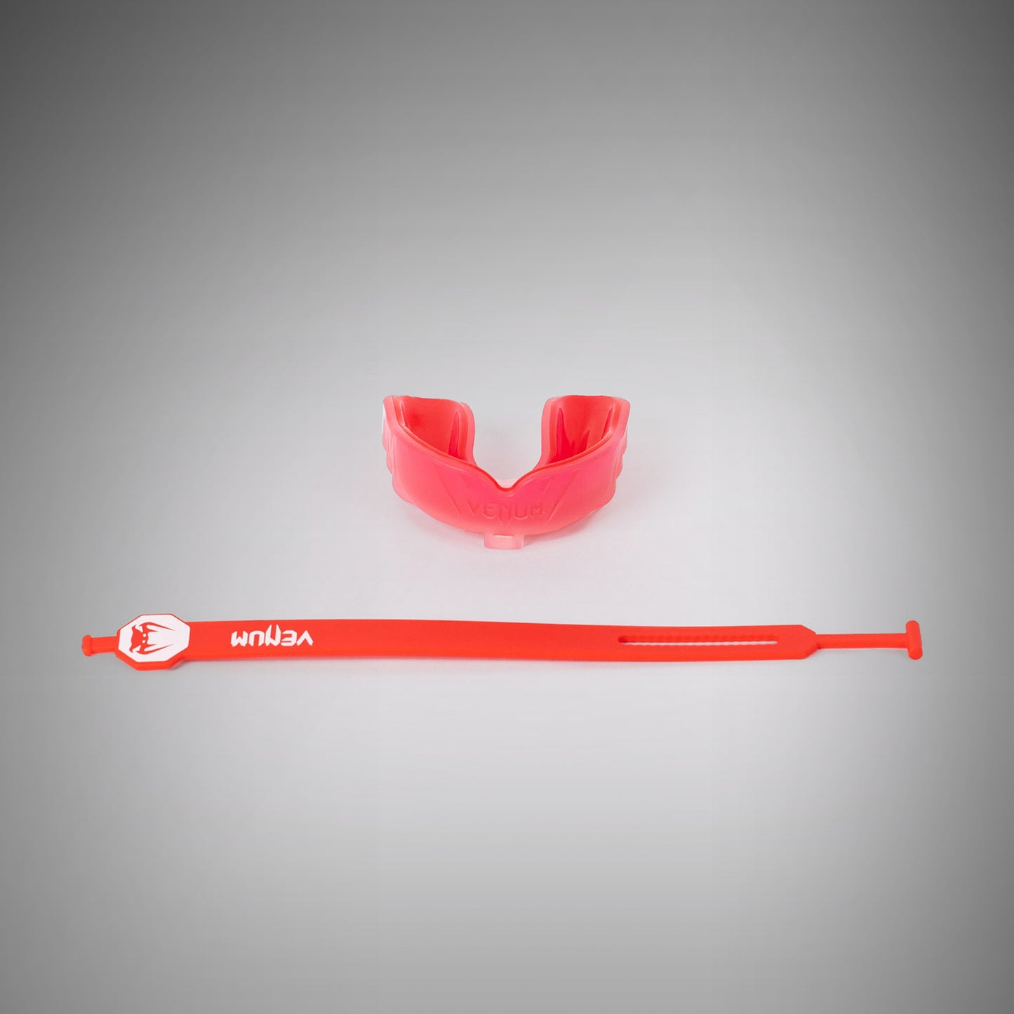 Venum Challenger Mundschutz Mit Riemen/Ohne Riemen - Rot Transparent
